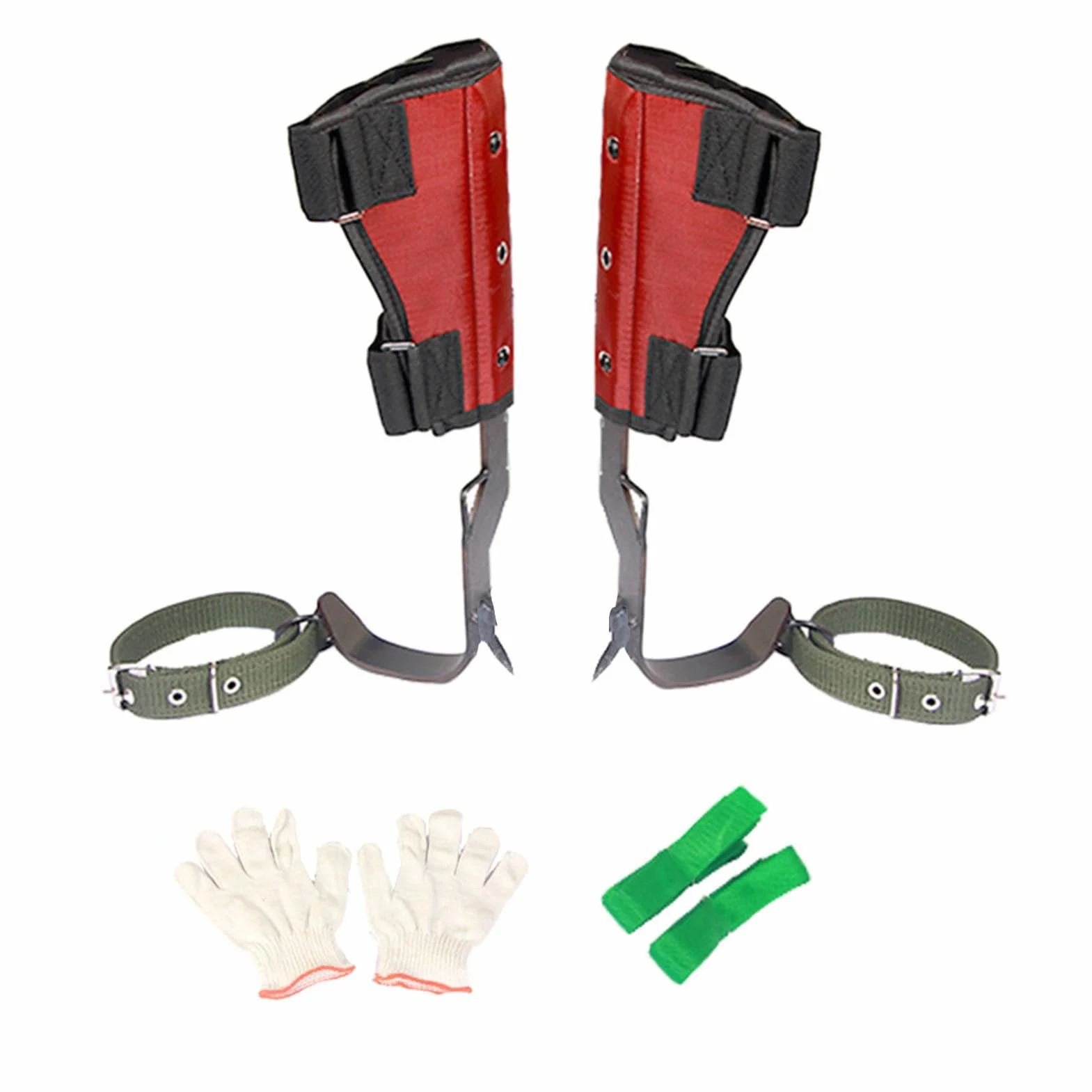 Kit de Equipo para trepar árboles - Poste de Picos para trepar árboles para Trabajo en, Caza, recolección de Frutas - Clavos para Postes para Trabajadores de de Servicio Pesado