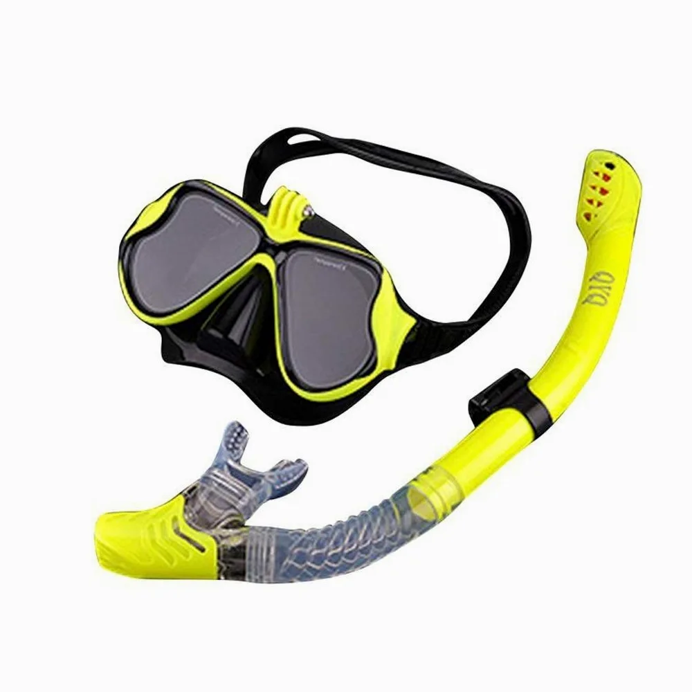 Máscara de Snorkel antivaho, Vidrio Templado panorámico Resistente a Impactos