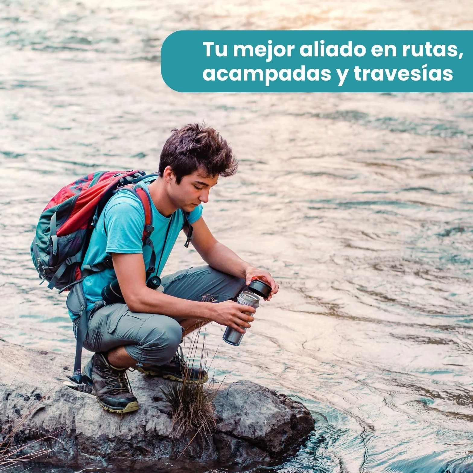 AWAKING Pastillas Potabilizadoras de Agua 48 uds | Tratamiento hasta 9600 Litros | 200L por Pastilla | Ideal para Depósitos, Bidones, Caravanas y Emergencias.