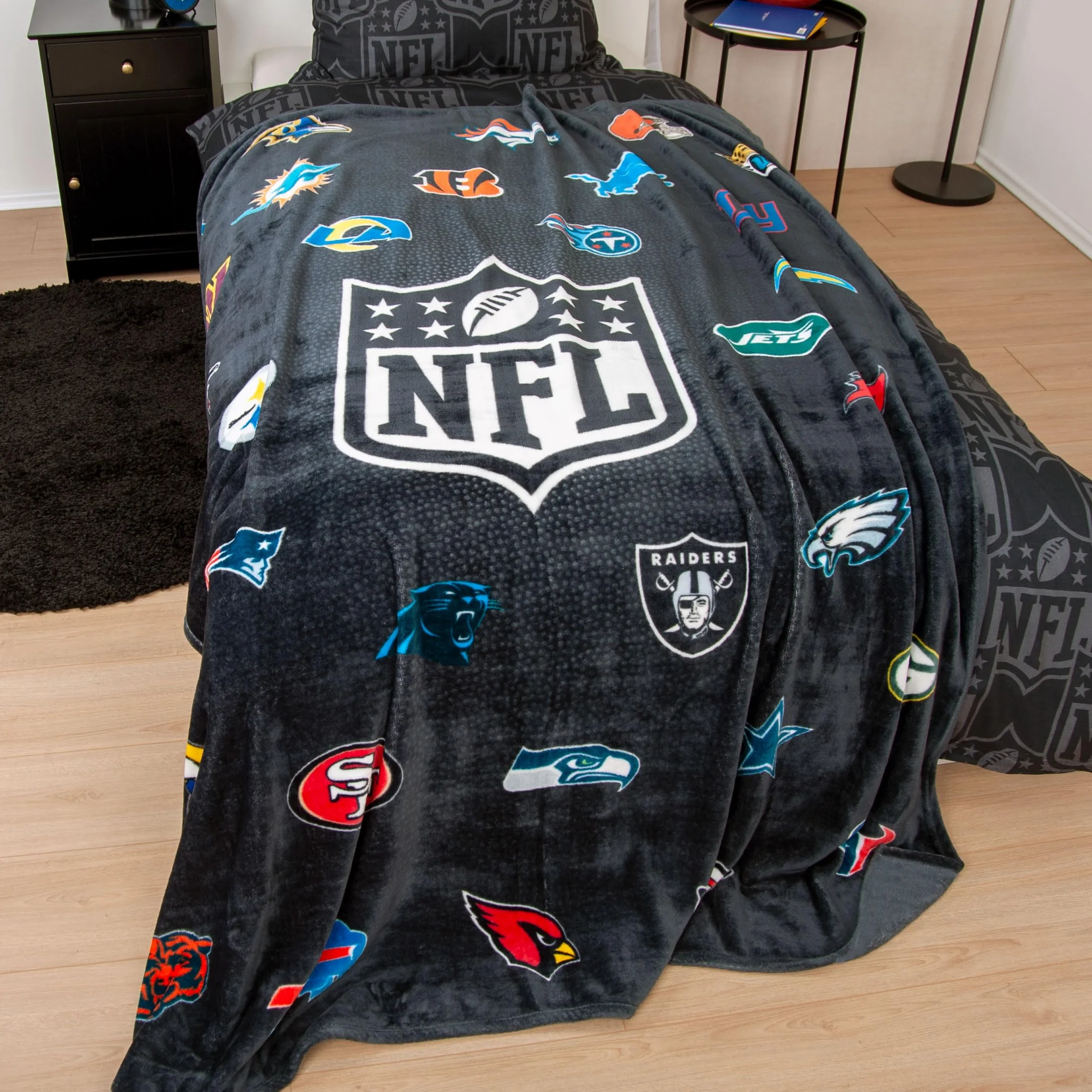 Herding Manta Wellsoft NFL Teams, Aprox. 150 x 200 cm, 100% poliéster