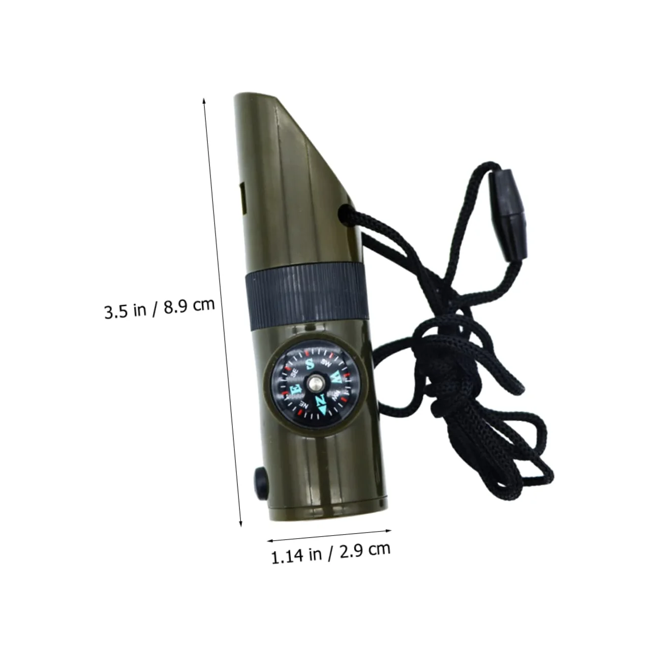 BESPORTBLE Brújula Silbato Brújula para Collar De Supervivencia Cordones Radio Cerillas De Tiro con Arco Silbato De Supervivencia Portátil Silbato De Supervivencia Al Aire Libre Silbatos De