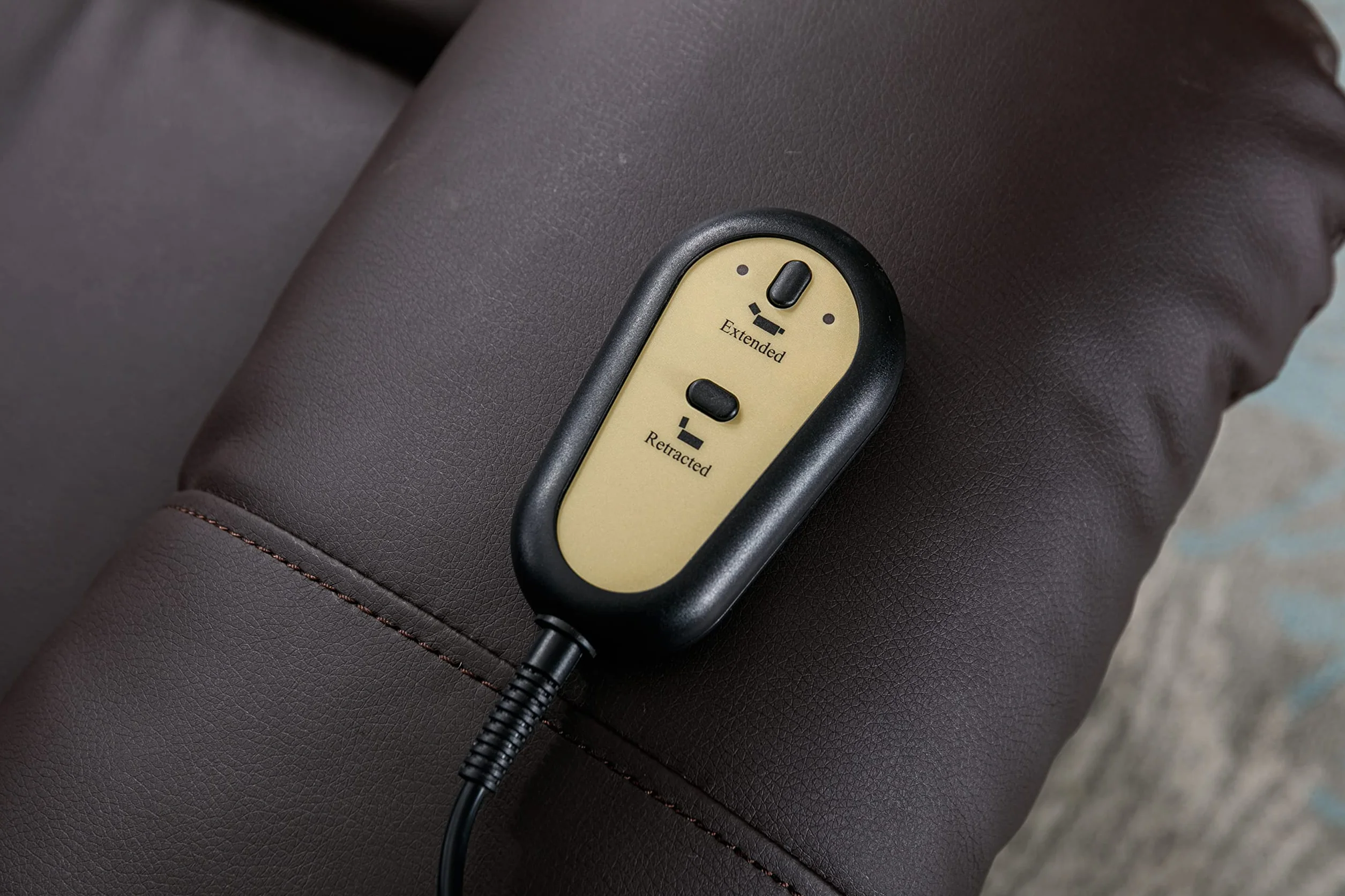 Astan Hogar Sillón Relax Eléctrico con Función Auto-Ayuda y Masaje, Modelo Ramón AH-AR30930CH, Chocolate