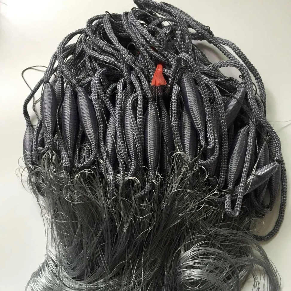 Trampa de pesca de monofilamento, alambre trenzado de 3 capas, 1,8 x (30 m o 60 m), red de enmalle de pesca, multifilamento, red de pesca