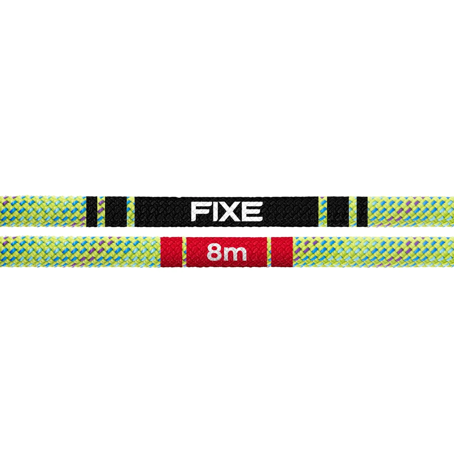 FIXE - Cuerda Dinámica FOIXARDA para Escalada Deportiva - 9,8 mm de Diámetro - Poliamida - Roca y Rocódromo - 80 m - Color Verde