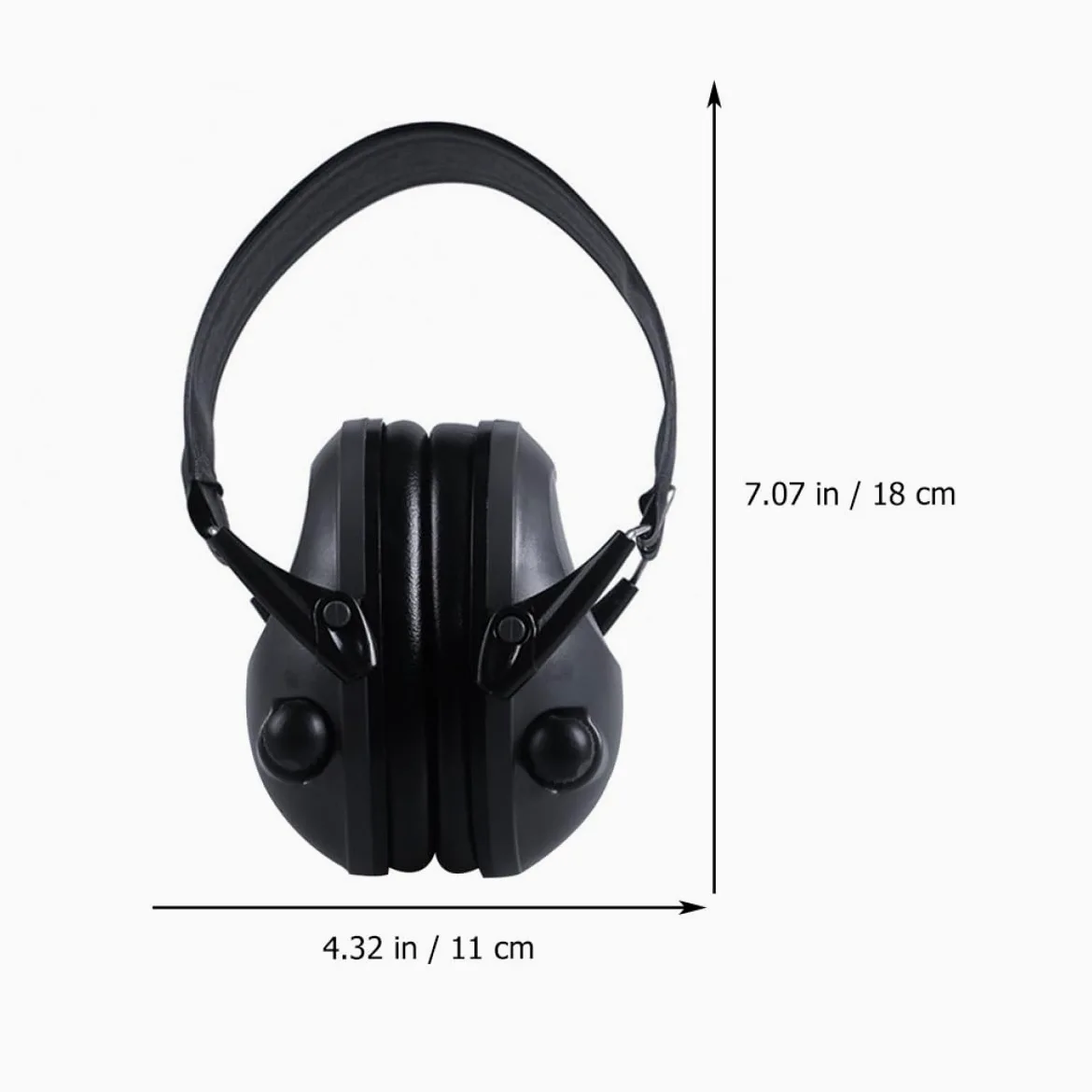 Auriculares Aislantes de Ruido Orejeras para Protección Auditiva, Diadema Acolchada y Ajustable para Trabajo en Construcción y Ambientes Ruidosos