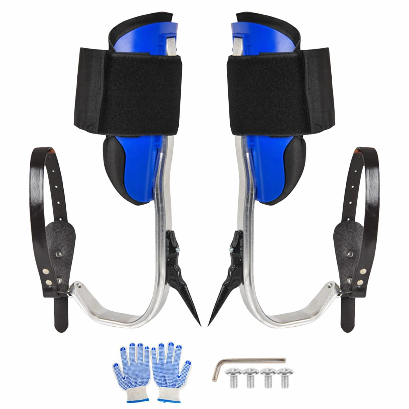 Picos de árboles para Escalar,Picos de Escalada, Garfios de aleación para trepar Postes, Equipo para trepar Palmeras, Equipo para Servicio de árboles, Zapatos para trepar a árboles para