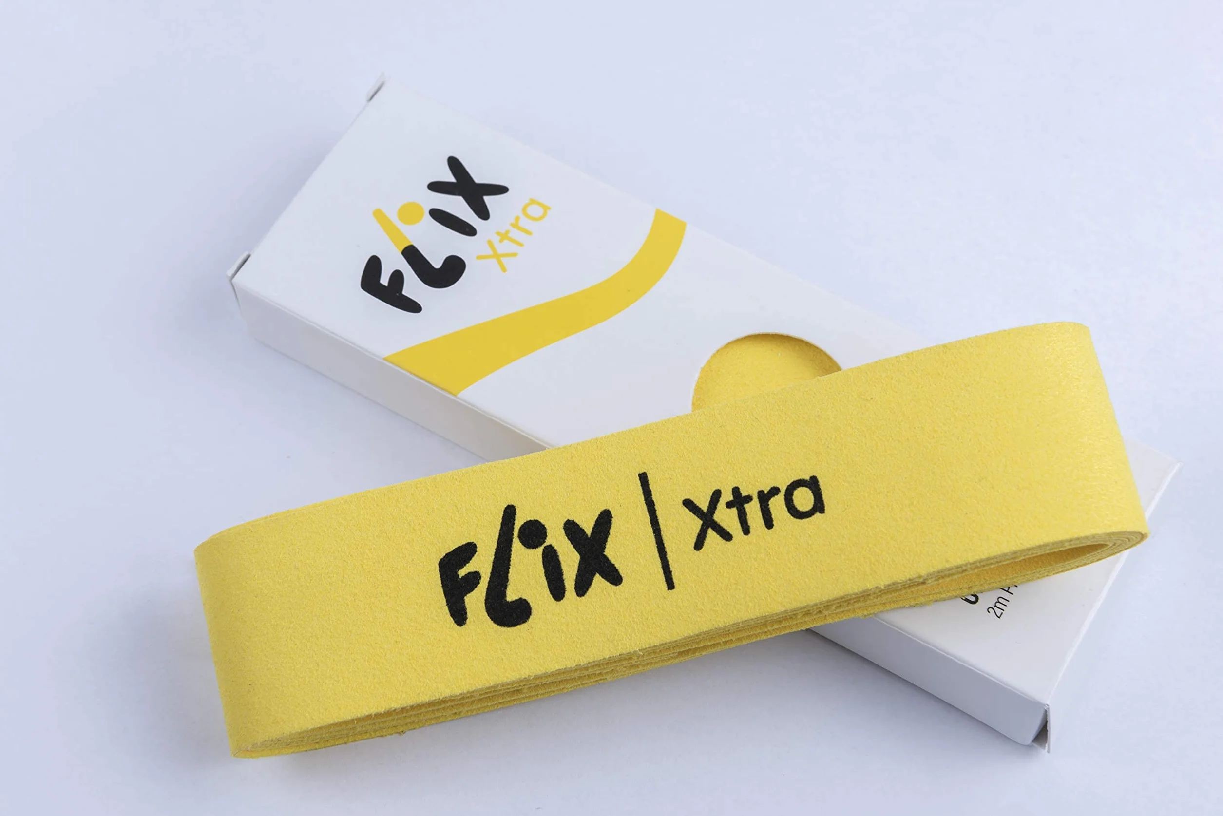 Hockey Grip | Flix Xtra 2 metros de gamuza – Original Amarillo | Extra Largo Premium Chamois