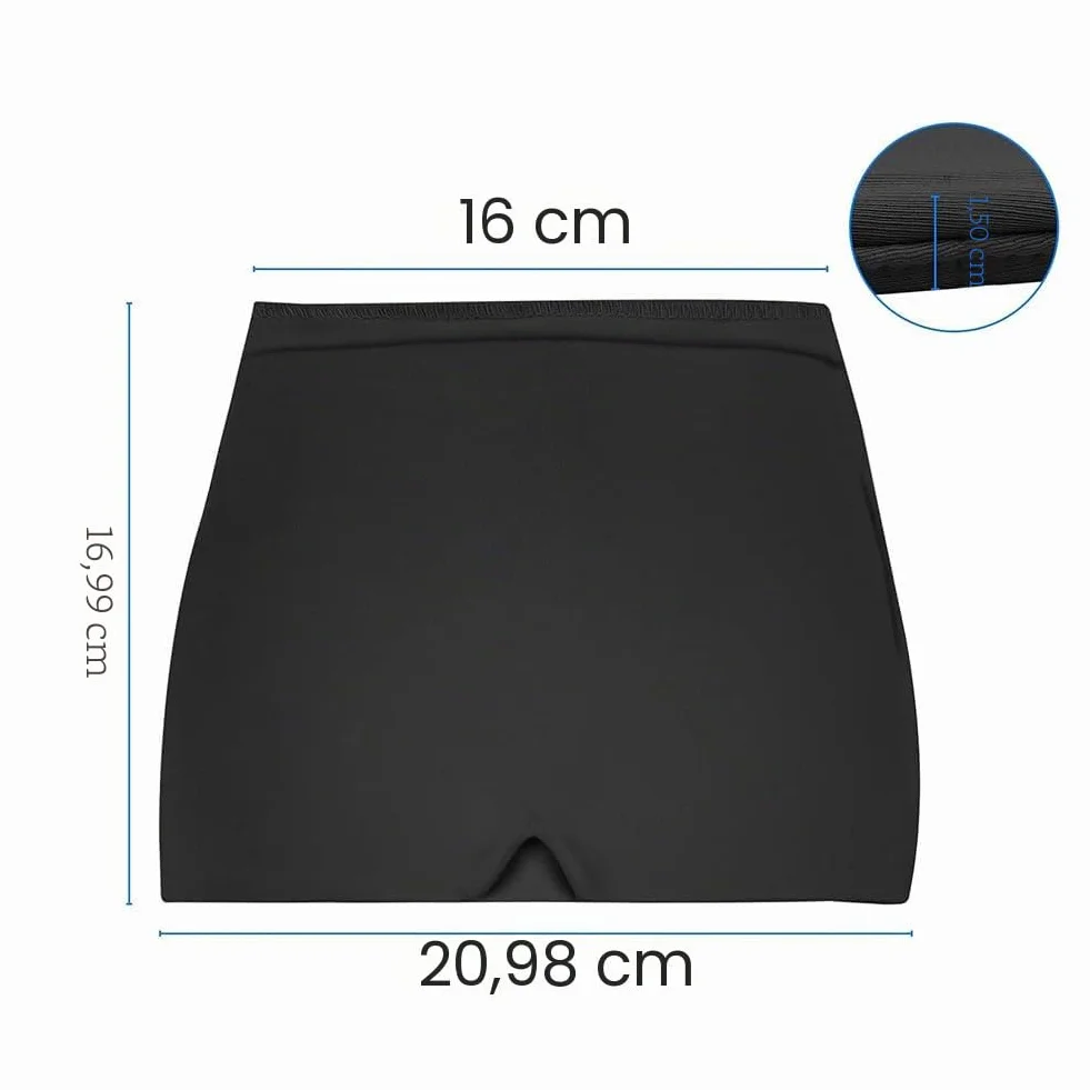Kiuiom Alivio Para Migraña Gorro De Gel Frío Reutilizable Compresas Frias Y Calientes Negro