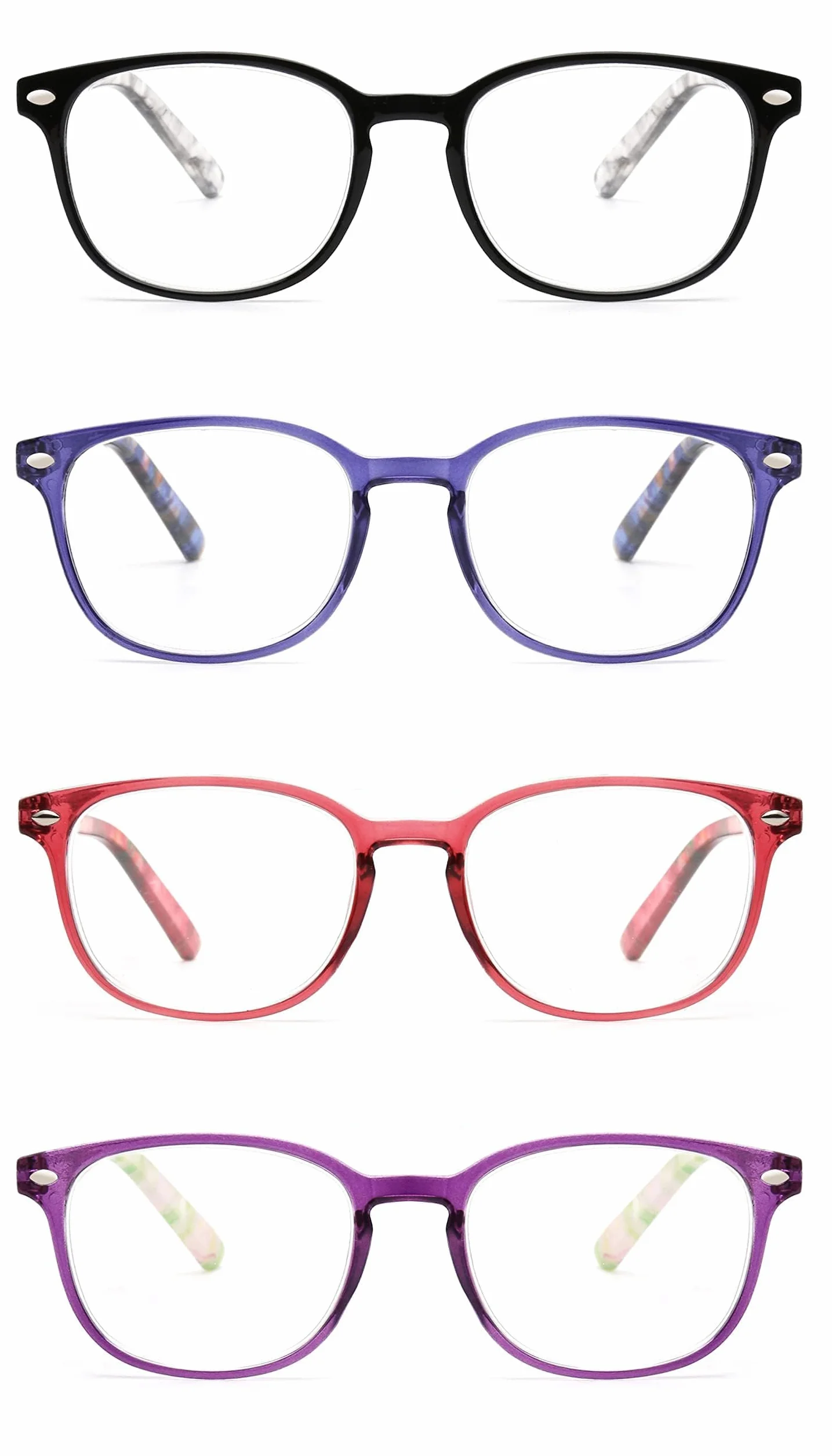 JM Gafas de Presbicia y Lectura para Mujer Pack 4 Unidades