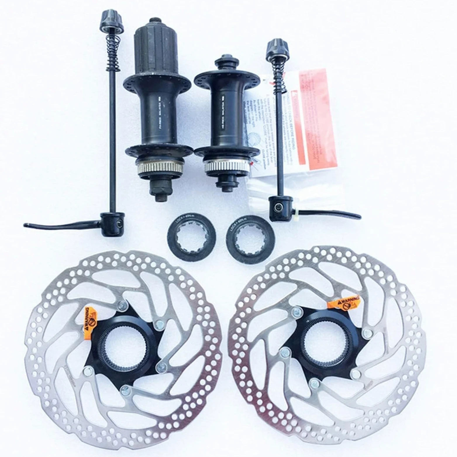 Buje Trasero MTB Brochetas de Cubo Rueda Bicicleta, Freno Disco, Rotor 160mm, 8, 9, 10 velocidades, Bloqueo Central MTB, 32/36 Agujeros, bujes Cassette liberación rápida for MT200