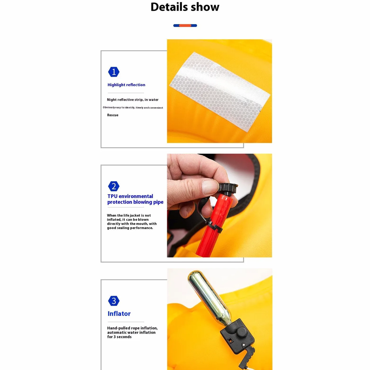 Cinturón De Natación - Flotabilidad Portátil, Dispositivo De Flotación Con Sistema De Inflado Manual, Boya De Rescate De Seguridad Compacta, Actividades De Deportes Acuáticos | Para Kayak Paddleboard