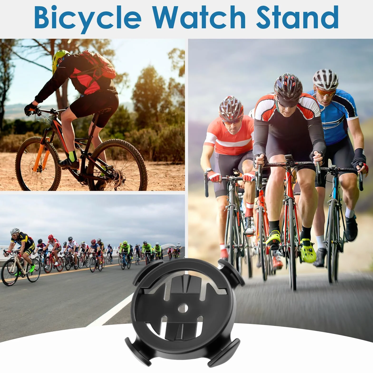 Soporte para bicicleta de cuarto de vuelta compatible con Garmin | Bryton | XOSS | iGPSPORT | Ordenador GPS Bicicleta para Garmin Edge 130 200 500 510 520 530 iGPSPORT iGS50