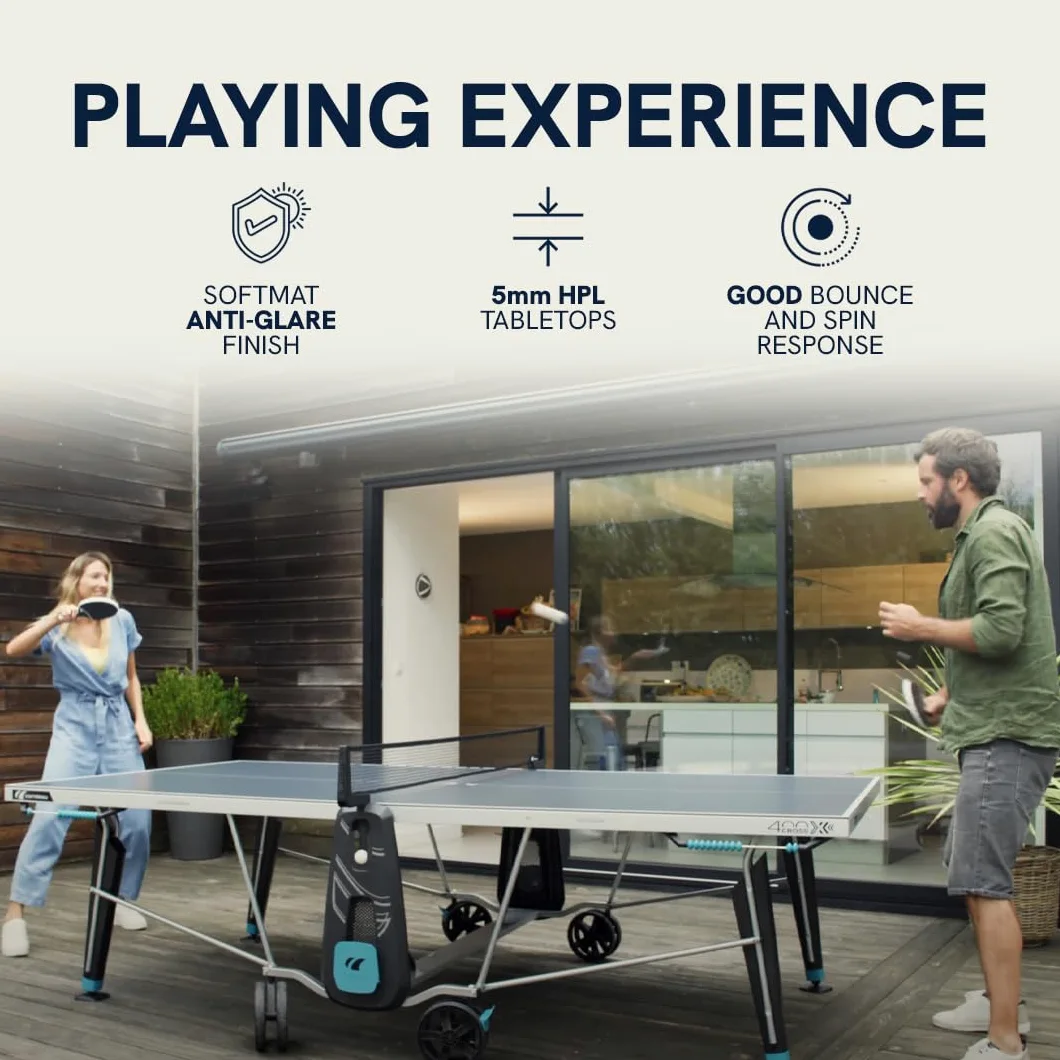 Cornilleau Mesa de Tenis de Mesa Deportiva 400X para Exteriores