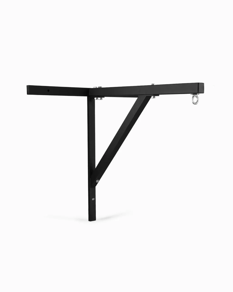 BOOMFIT Soporte para Saco de Boxeo de Pared Profesional | Colgador de Acero Reforzado hasta 65kg | Ideal para Entrenamiento de MMA, Kickboxing | Incluye Tornillos para Hormigón y Ladrillo