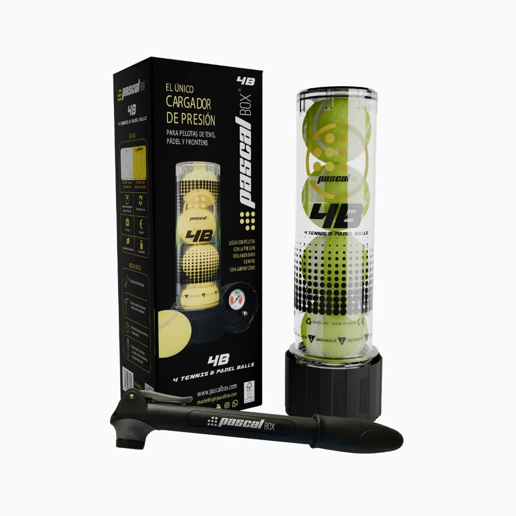 Presurizador Pelotas Padel con Bomba - Pack Completo Accesorios Bolas Padel y Tenis
