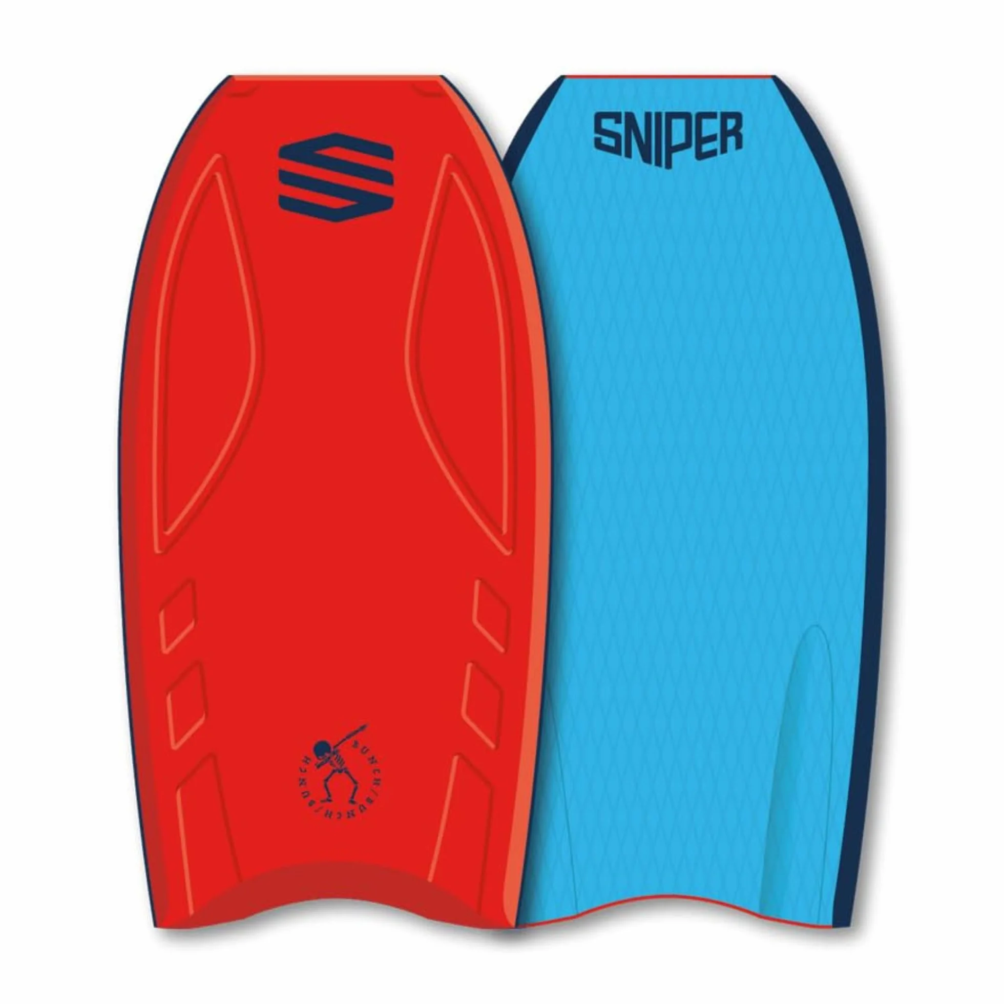 Sniper Tabla de Bodyboard Sport Serie Improve EPS Stringer de Fibra de Vidrio epoxi