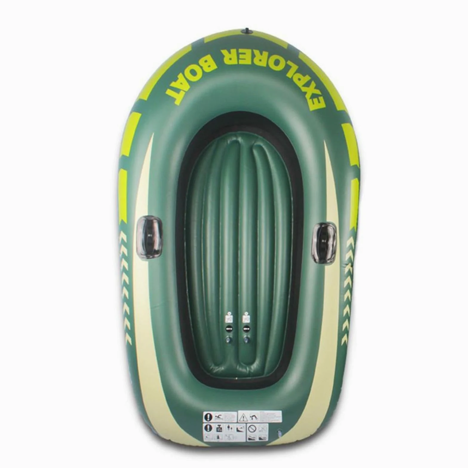 Barco Plegable Soportes Paletas | Kayak/Canoa Inflable 1-2 Plazas PVC Resistente -vPerfetto, Lago, Playa, Camping, Transporte Fácil