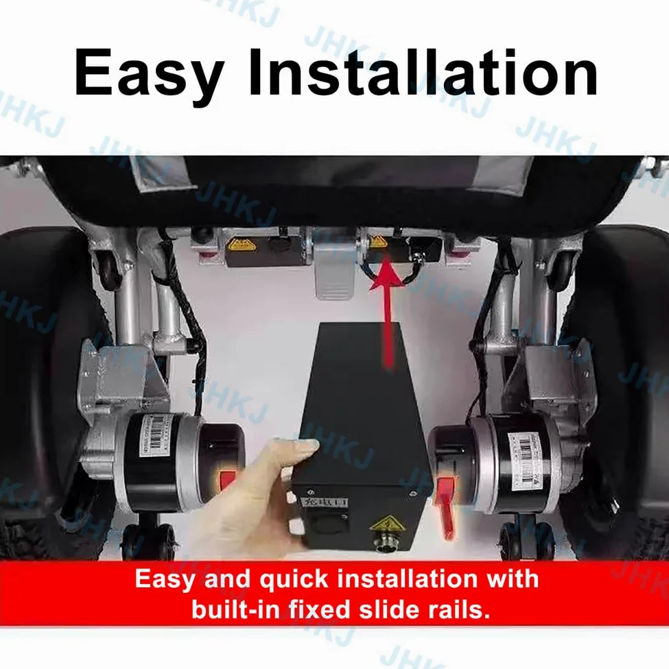 Batería de 24 V 13 Ah 6,6 Ah 16 Ah 24 Ah 20 Ah para Silla de Ruedas. Baterías de Litio de 24 voltios para Scooter/Carrito de Movilidad con Asistencia eléctrica, Incluye Cargador.