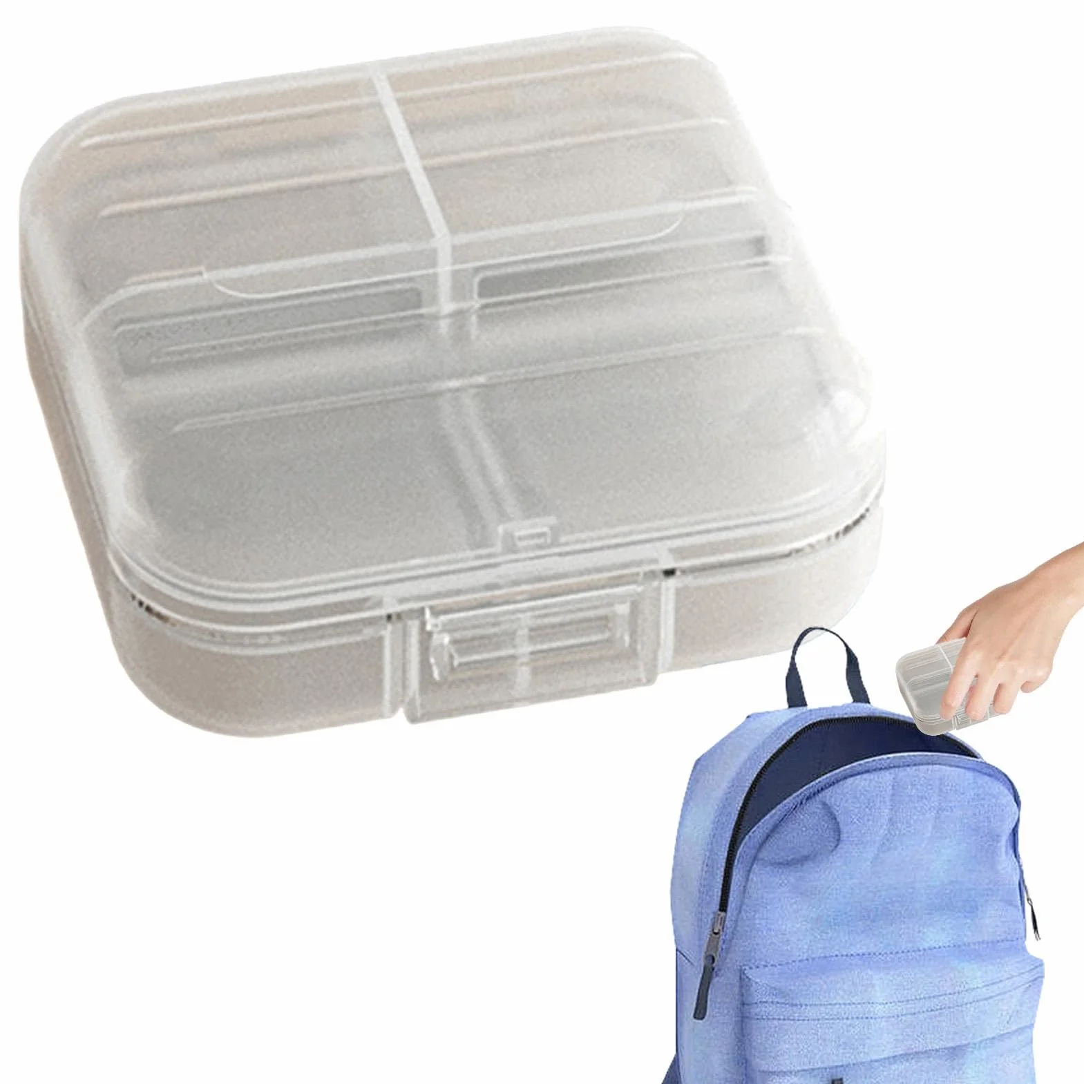 Pill Organizer 7 Day Weekly Medicine Dispenser Portable Pill Case Travel