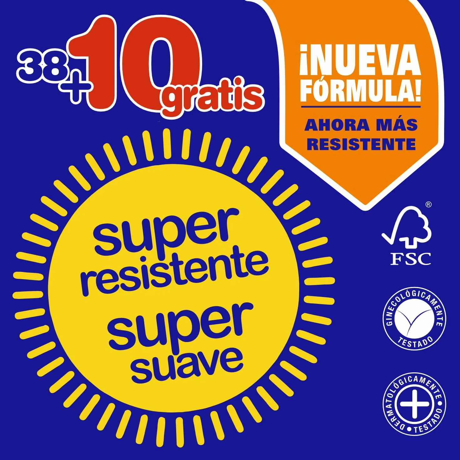 Renova Papel Higiénico Blanco 38+10 Unidades