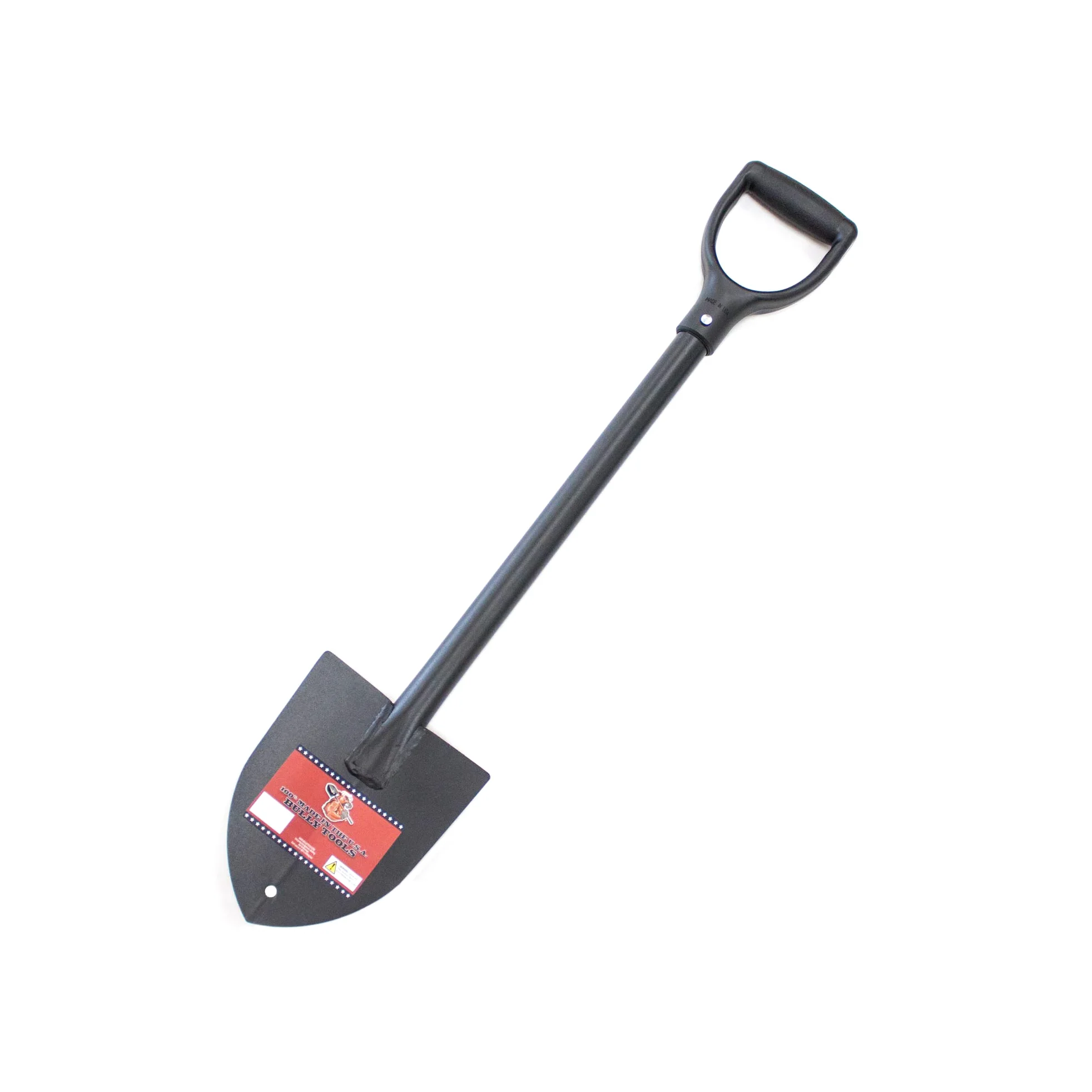 Bully Tools 92712 14-gauge tronco pala de punta redonda con acero D-grip asa