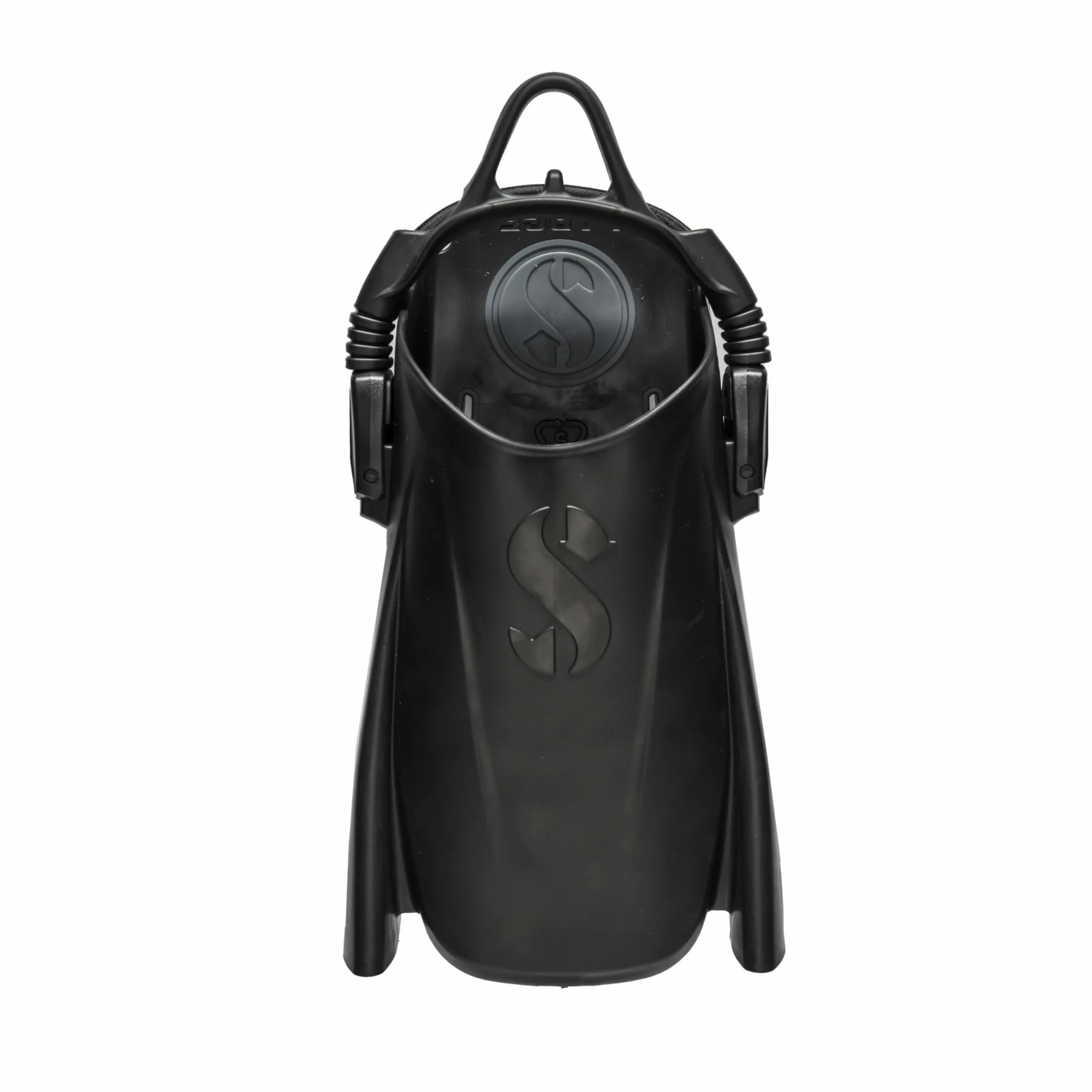 SCUBAPRO Sistema modular de aleta con bolsillo de talón abierto para buceo, mediano, negro