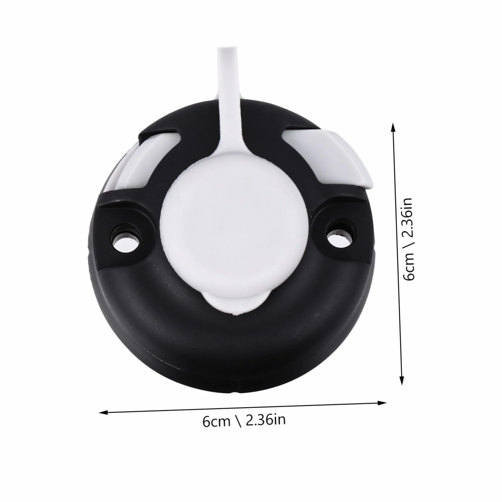 Base de Montaje Redonda para Kayak, Accesorio para Soporte de Caña de Pescar, Material Resistente Tornillos, Compacto y Portátil, Adecuado para Pesca en Bote y Canoa