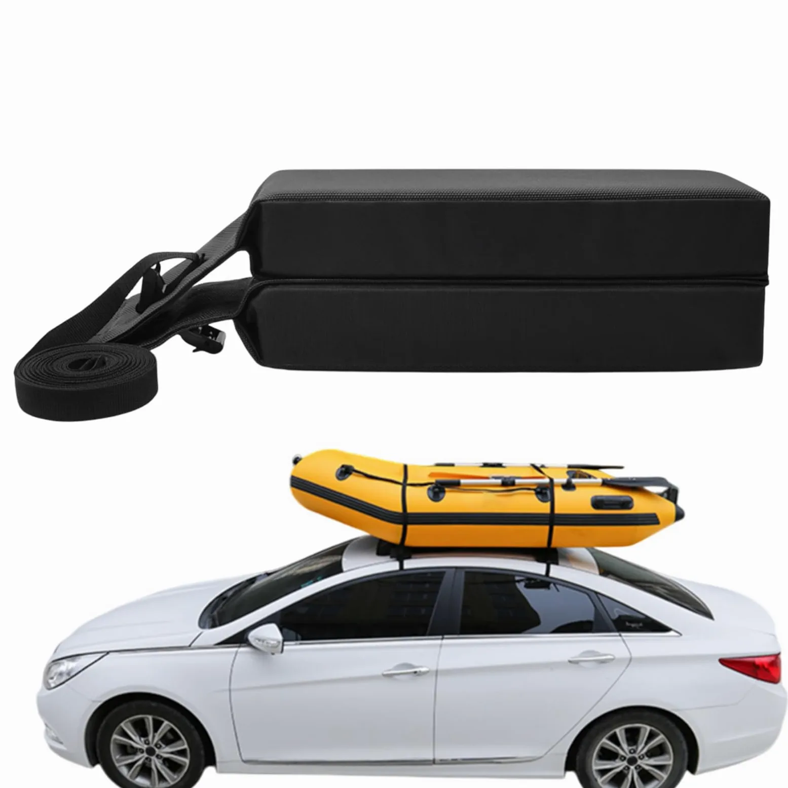 Barra de Techo para Kayak, Soporte para Kayak y Camping-Car | de organización de Techo sin perforación para Coche, sedán y Furgoneta