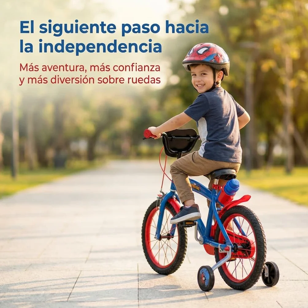 TOIMSA Bicicleta 16" Spiderman Huffy 5/8 Años