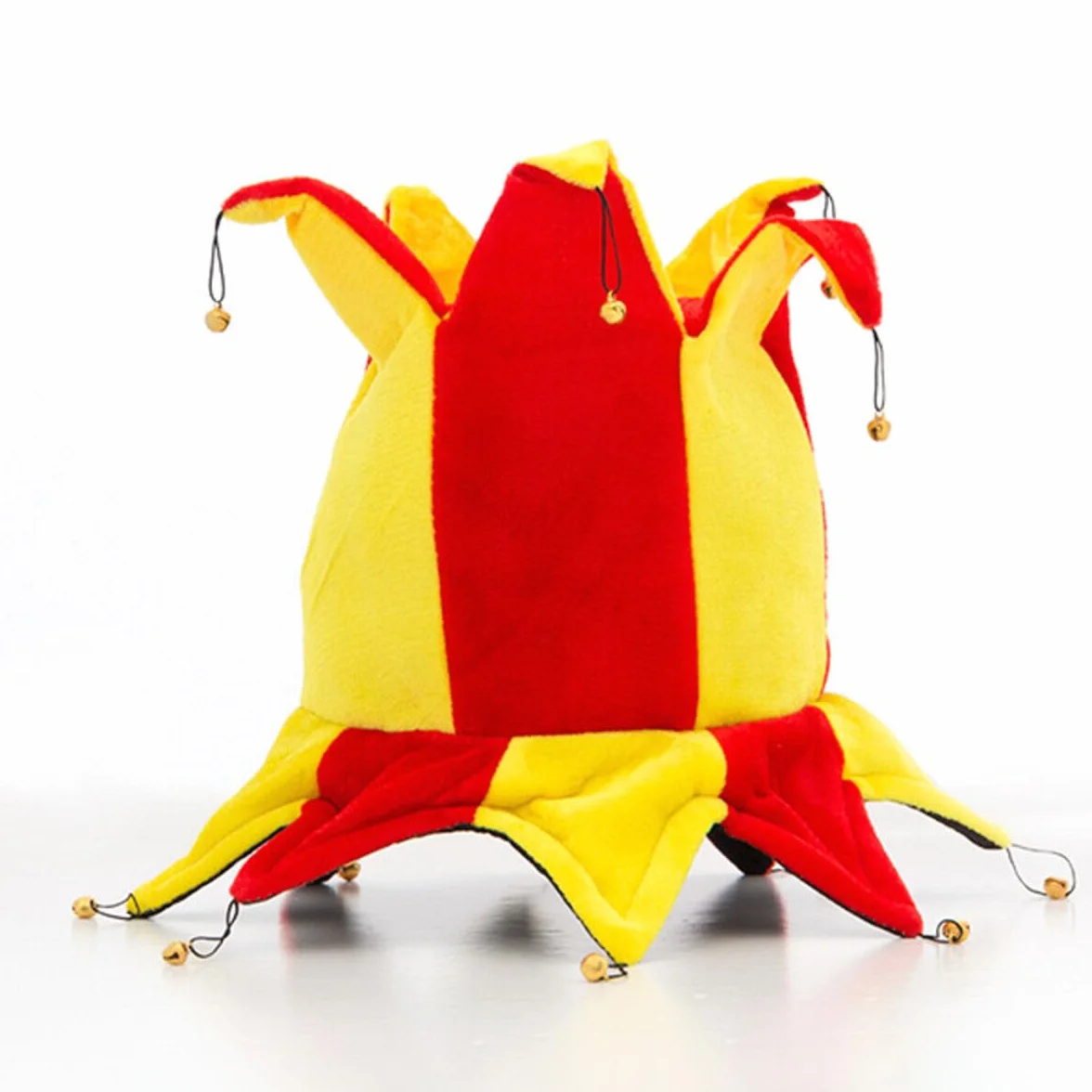 Genérico - Gorro bufón 14 puntas bandera españa