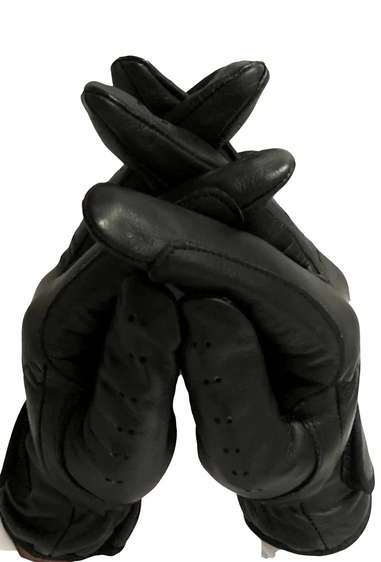 Guantes de equitación para mujer, 100% cuero real, marrón, beige, marrón y negro, para mujer ecuestre (mediano, negro)