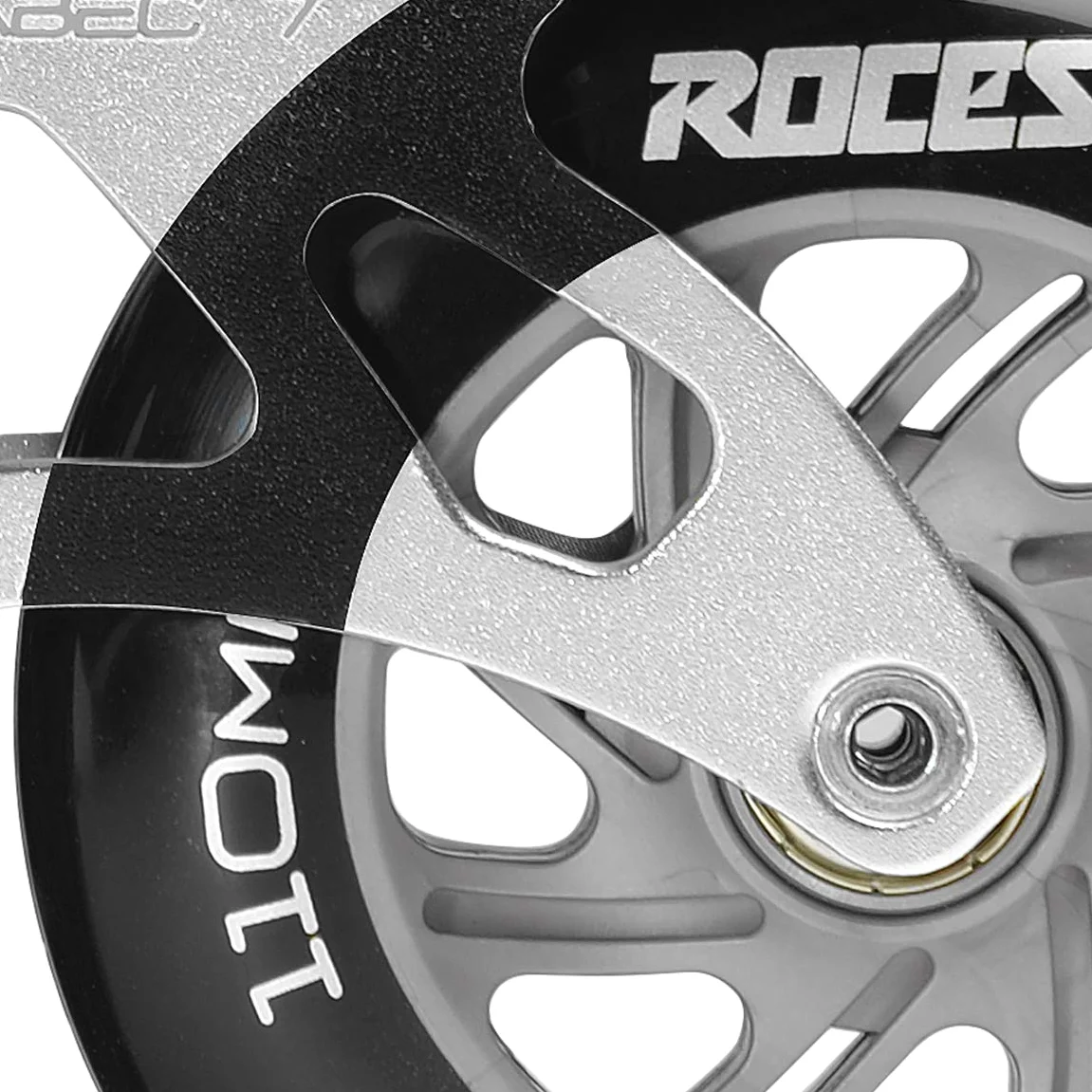 Roces Ego 3X110 TIF - Patines en línea Unisex para Adultos, Color Negro y Plateado