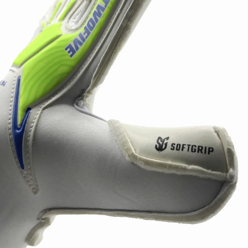 TWOFIVE – Los Angeles Advance Green – Guantes de Enternamiento – Guantes sin Protecciones en los Dedos – Unisex para Adulto/Niño – Palma SoftGrip Duradera – Corte ErgoRoll