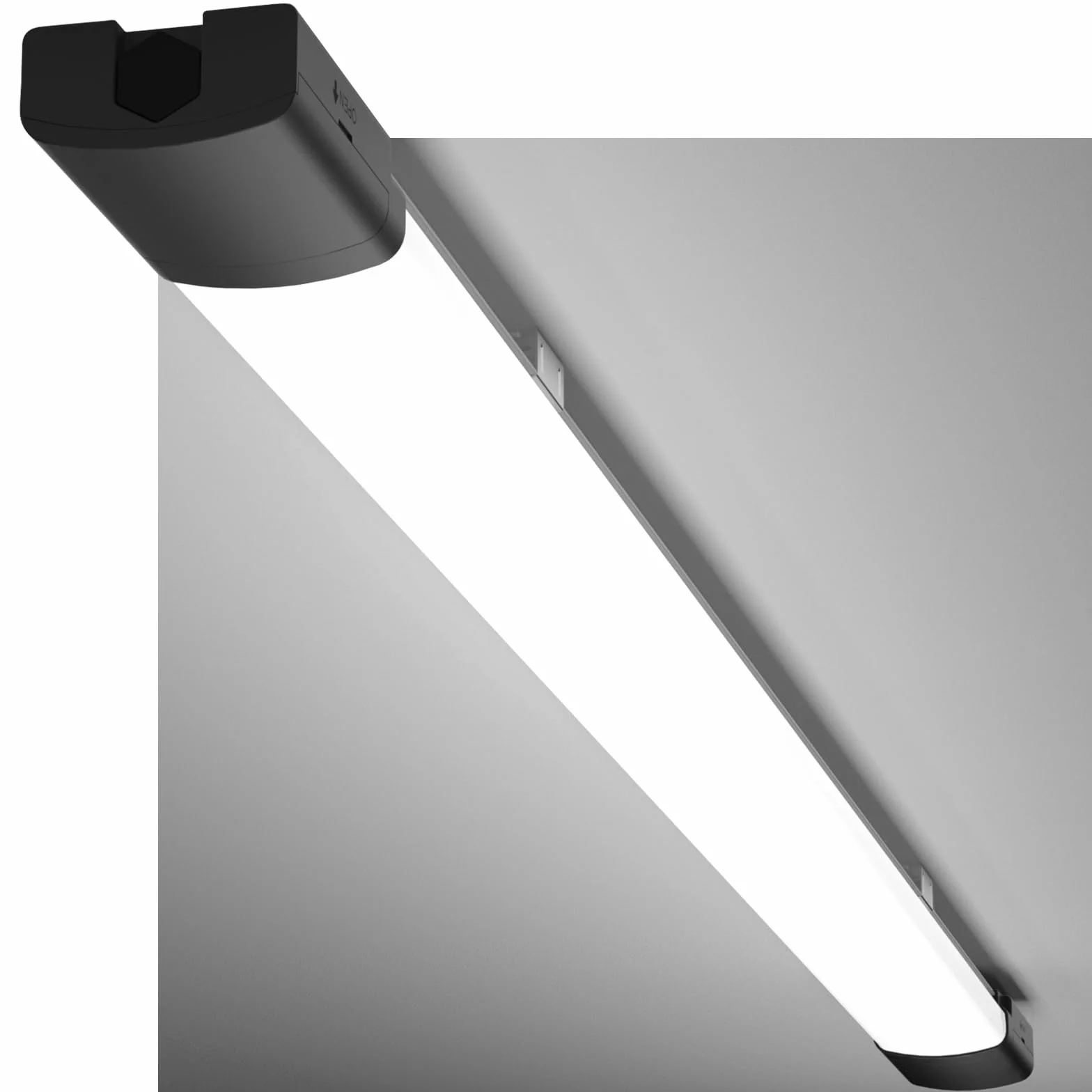 Modlicht LED Fluorescente 120cm 36W 3960LM 5000K IP65 Luz de Techo Negro