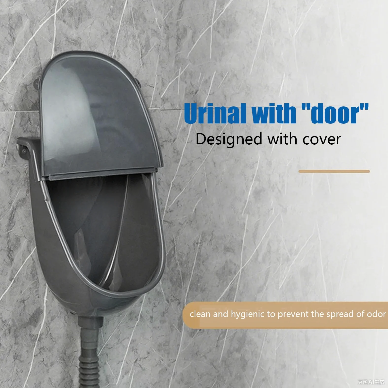 Urinarios Para Baño De Hombres Tapa Anti-Olor Estilo WC Hombre Montaje | Urinario para exteriores Hogar, Cobertizo, Jardín, Autocaravana, Garaje, Camping, Obra, Parque Público, Gimnasio