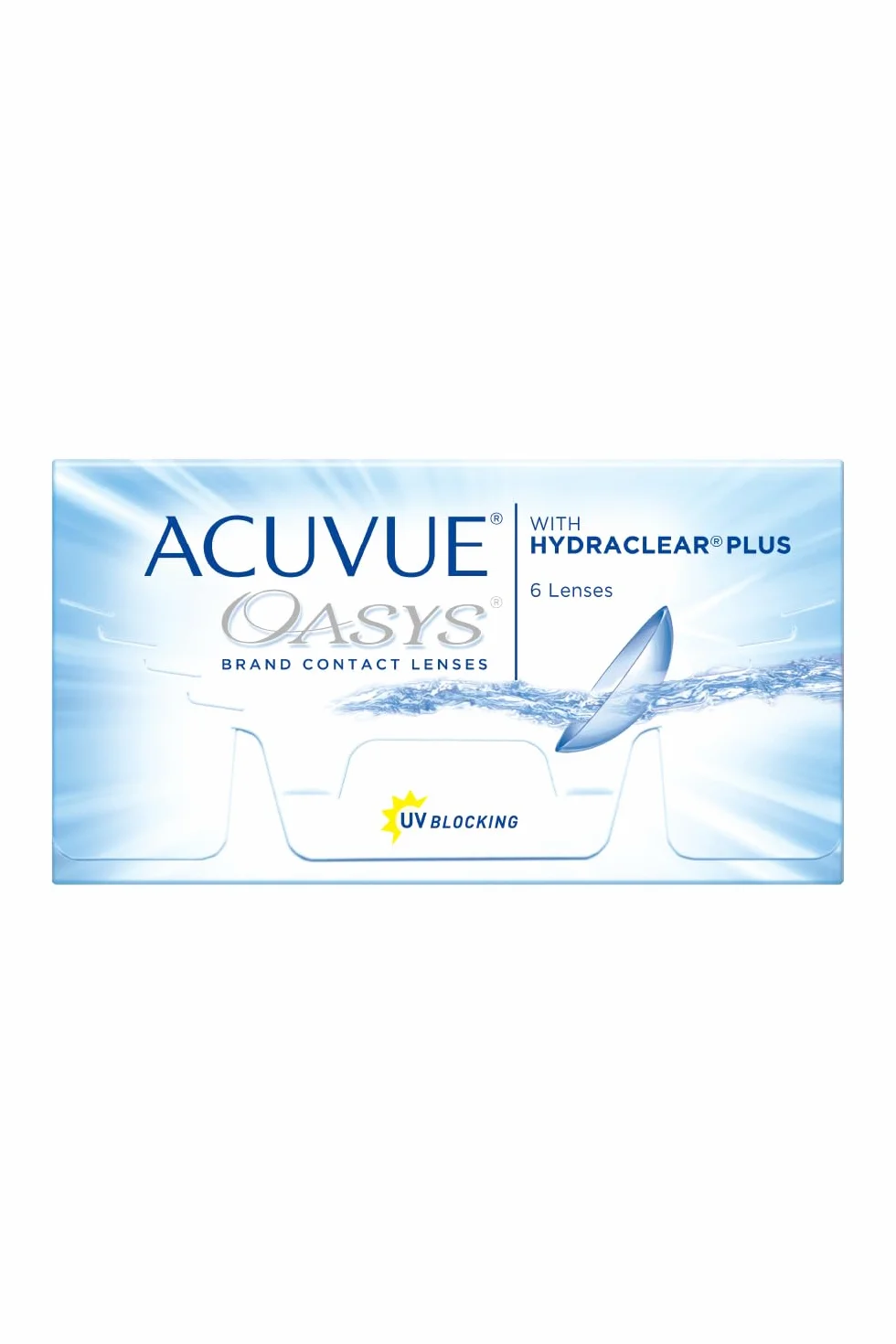 ACUVUE OASYS with HYDRACLEAR PLUS Reemplazo Quincenal 6 lentes protección UV