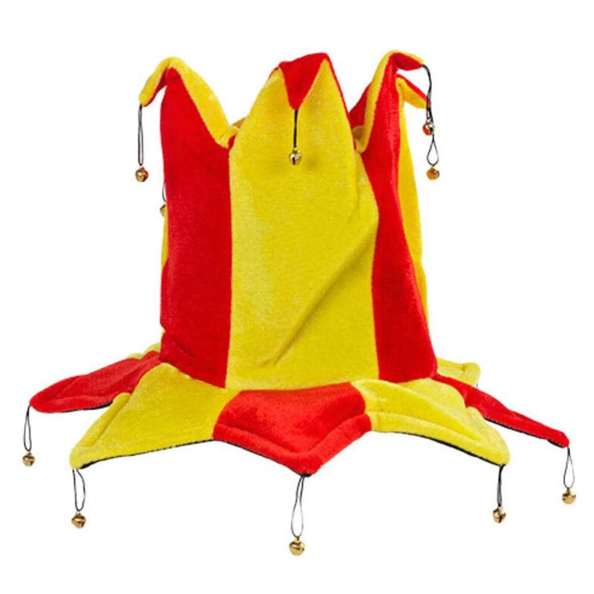 Genérico - Gorro bufón 14 puntas bandera españa