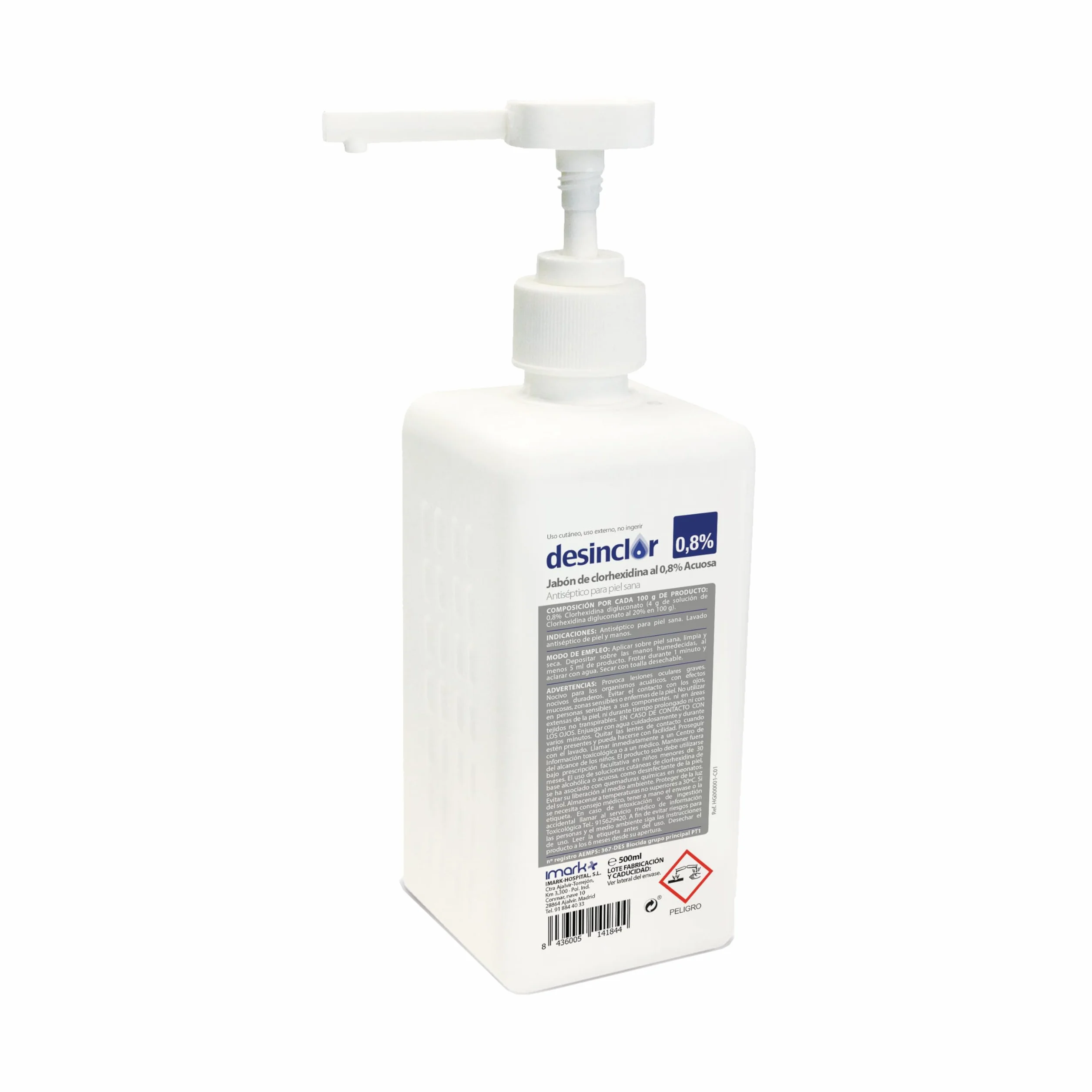 Desinclor Jabón Antiséptico 500 Ml