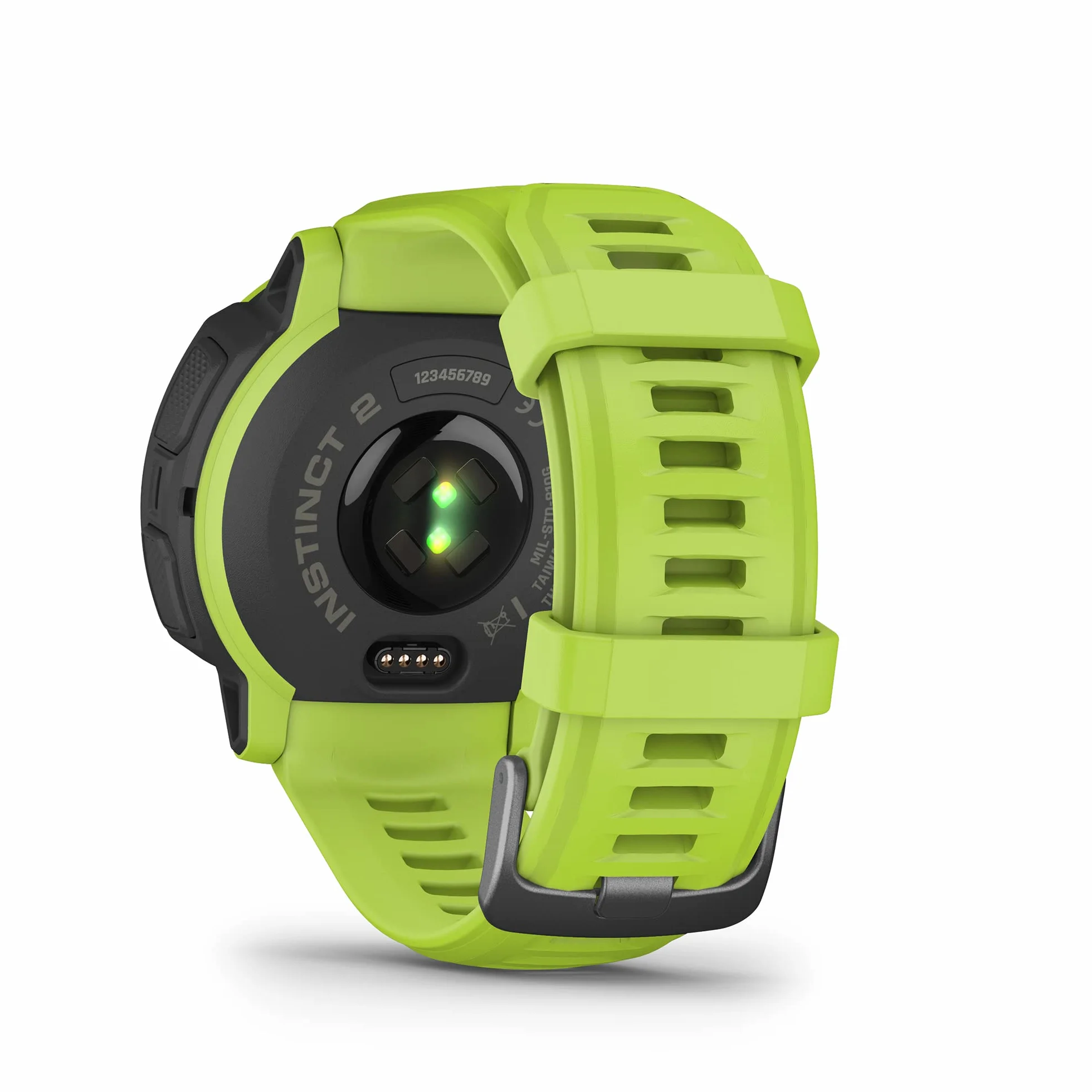 Garmin Instinct 2, Reloj Inteligente con GPS Resistente al Agua, Funciones Deportivas, Pulsioximetría, Puntuación de Sueño y Notificaciones del Smartphone, Verde lima (Reacondicionado)