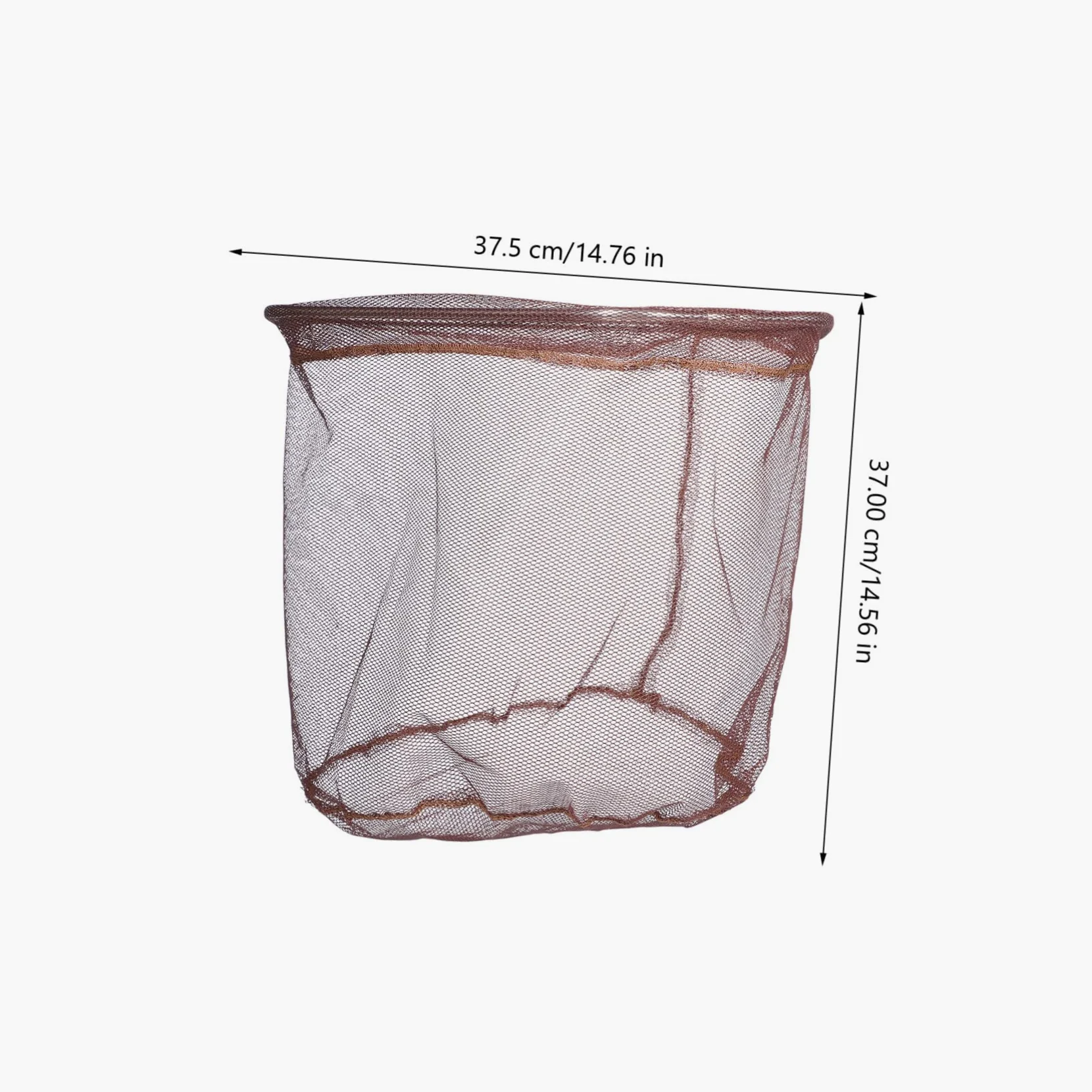Red de Pesca Reemplazable Plegable de Acero Inoxidable y Nailon | Malla Ligera, Suave Peces, para Pescadores Avanzados o Principiantes, Uso en Pesca Terrestre