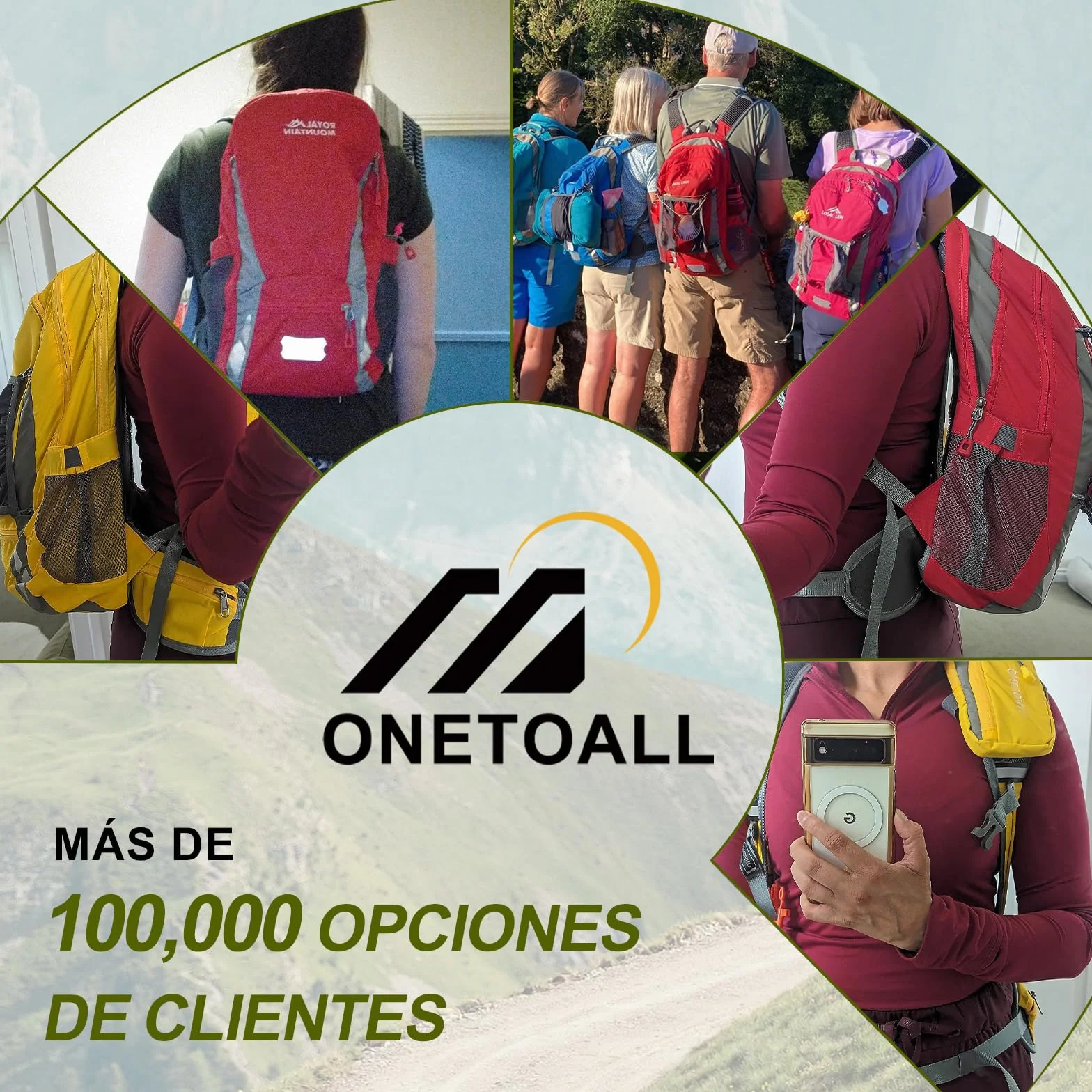Local Lion Mochila de Ciclismo 20L/30L Montaña Senderismo Macutos Trekking Camping al Aire Libre Nylon con Cubierta de Lluvia para Hombres y Mujeres