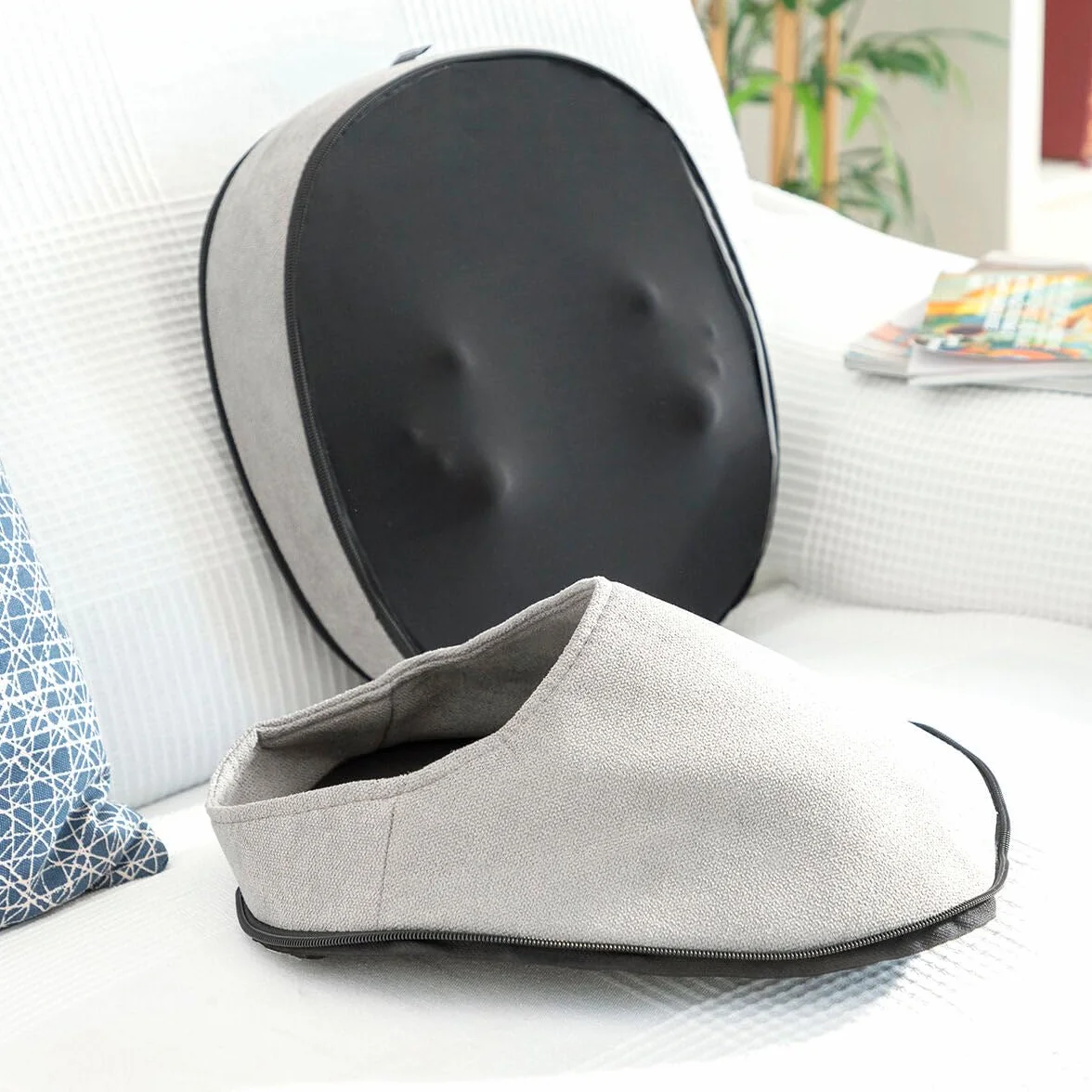 InnovaGoods Masajeador shiatsu térmico 2 en 1 Futsa para espalda y cuello