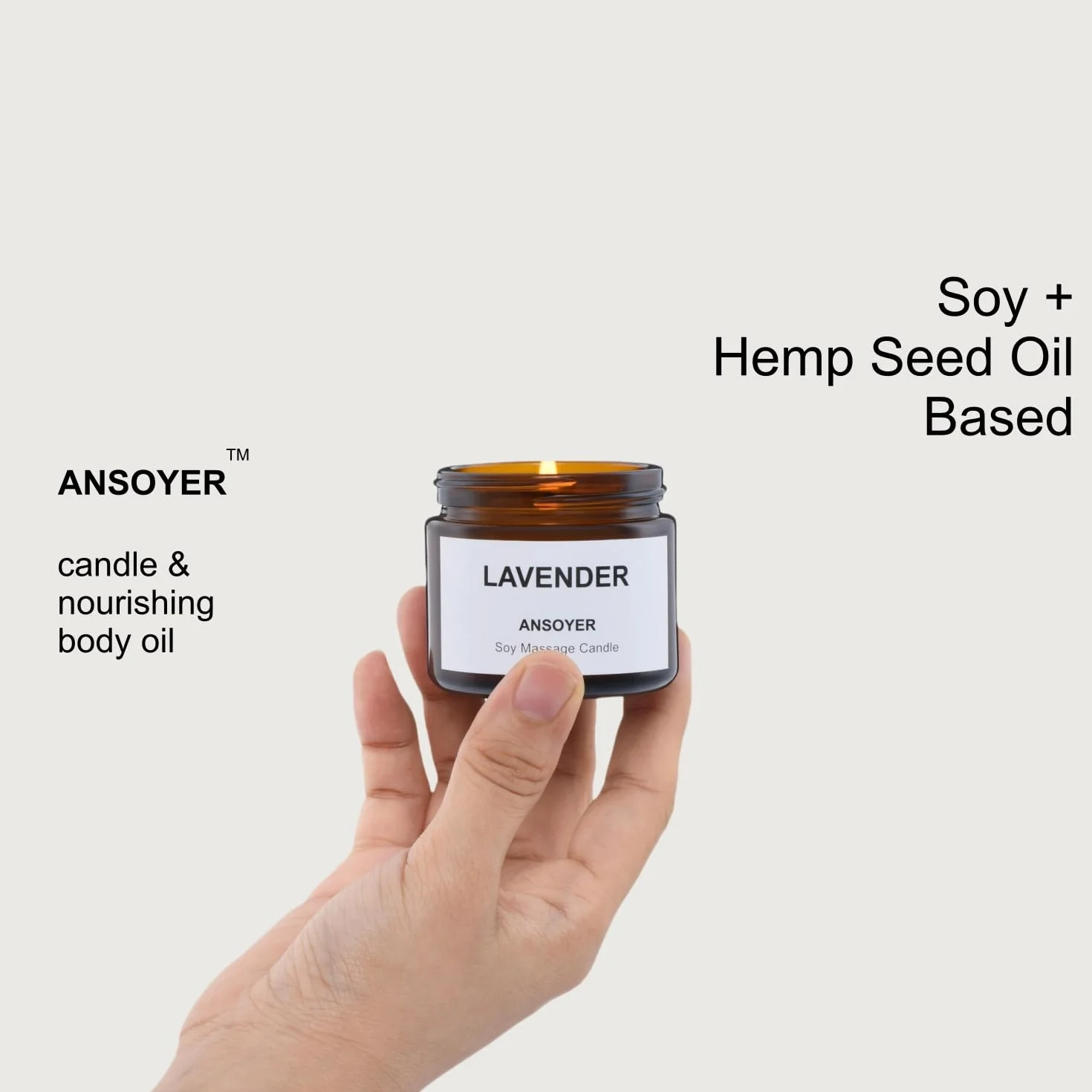 Vela de Masaje Lavanda 10 cm