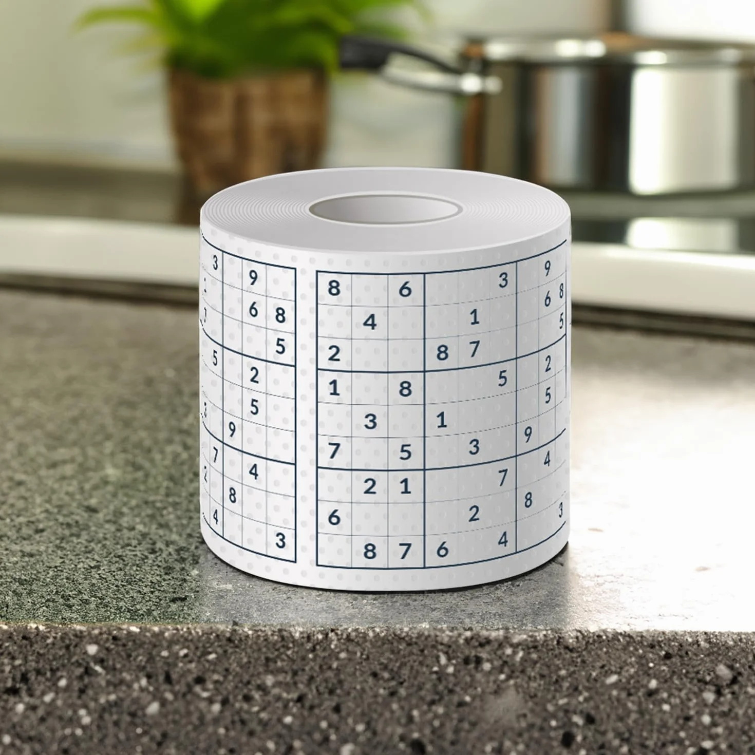 Papel higiénico Sudoku divertido para aficionados a los puzzles