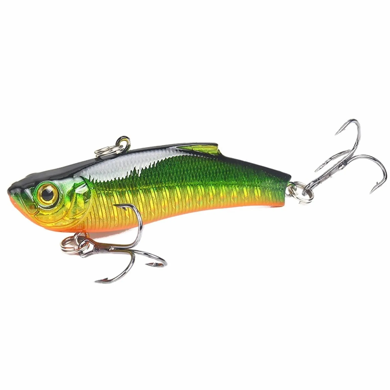 Señuelos de Pesca Blandos, Señuelos de Pesca 10 PCS Señuelo de Pesca Cebo Duro Buceo Cebo Giratorio Aparejos de Pesca de mar de Invierno 7 cm / 18 g for Agua Dulce, Equipo de Pesca Simple