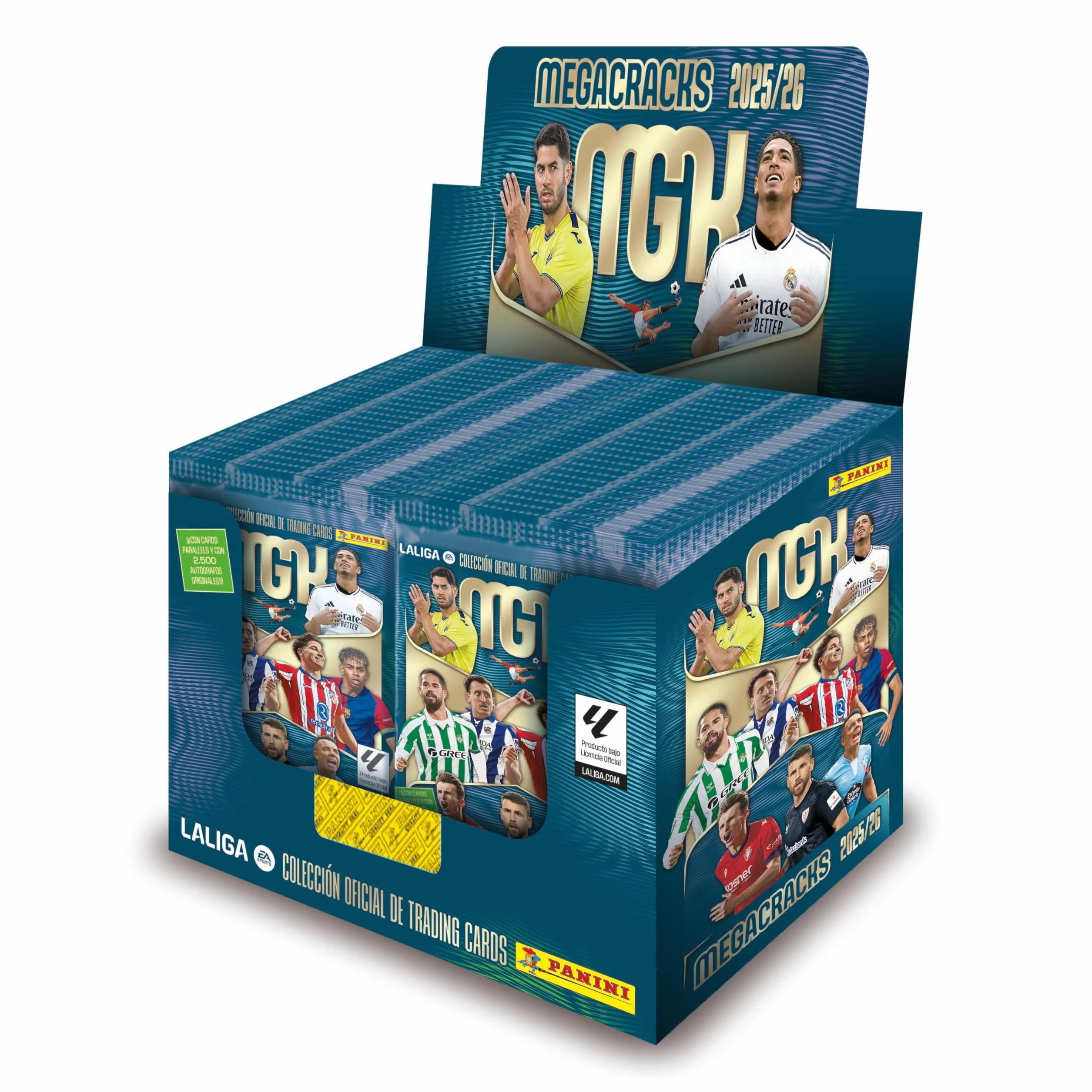 Caja 50 Sobres TC Megacracks 2025-2026
