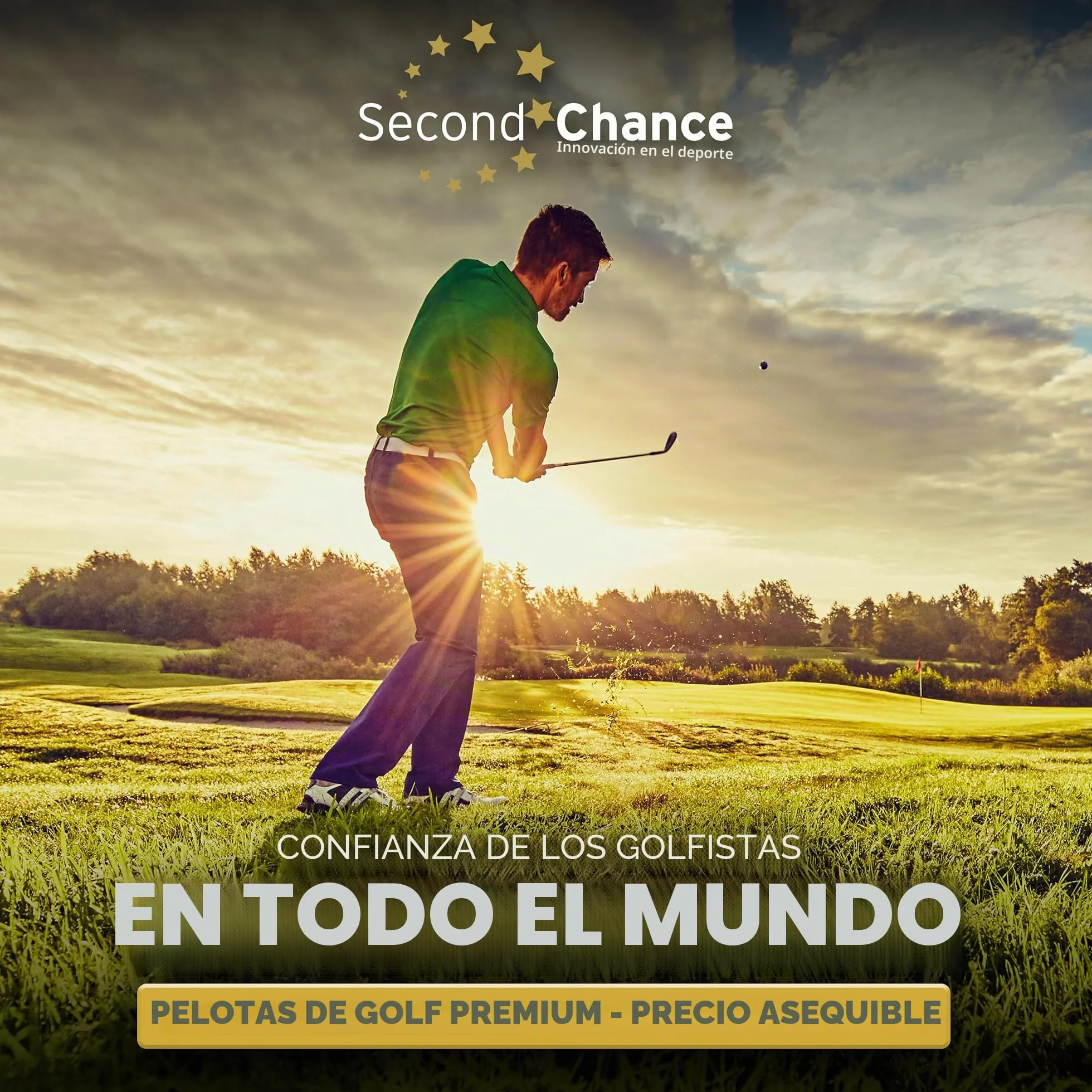 Second Chance Lake - Pelotas de Golf con Bolsa de Transporte Reutilizable – Elija 25, 36, 50 o 100 Pelotas de Golf, lakeball