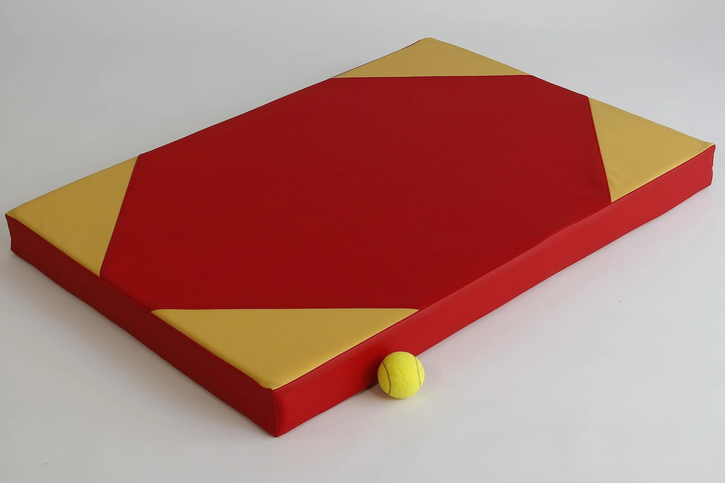 NIROSPORT colchoneta deportiva 100 x 70 x 8 cm Rojo/Amarillo