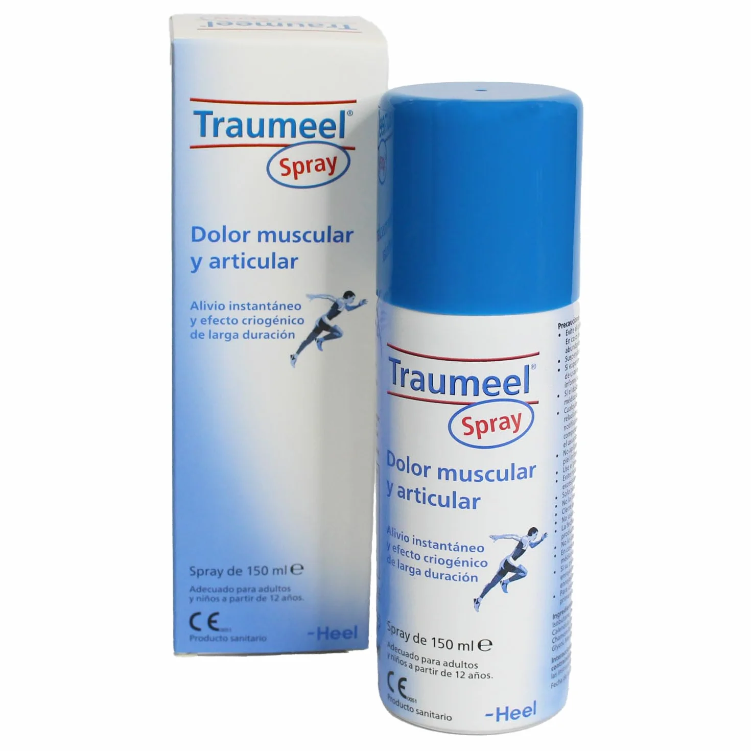 Traumeel Heel Spray Frío 150 ml para Golpes y Dolor Muscular