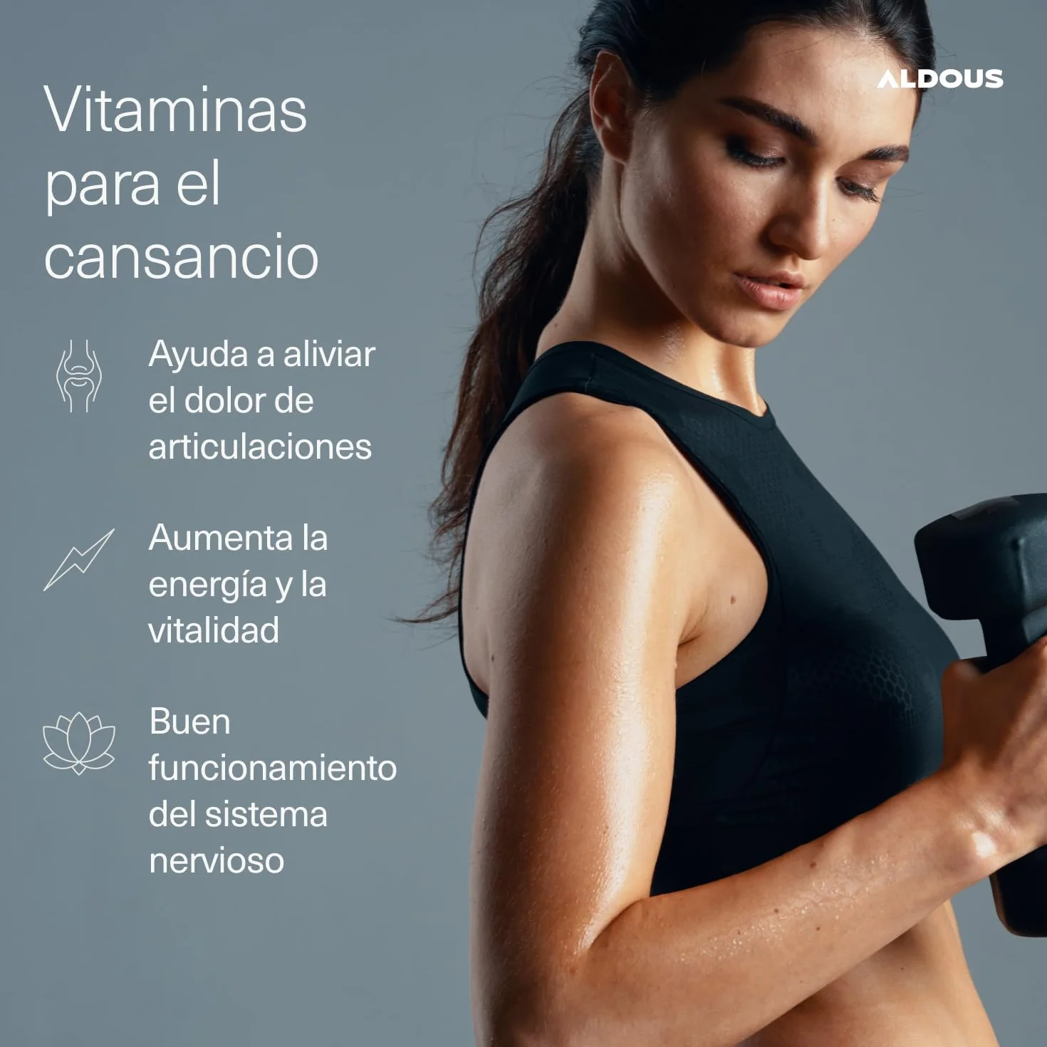 ALDOUS Magnesio Bisglicinato 200 Cápsulas Alta Biodisponibilidad Vitamina C B6 B5